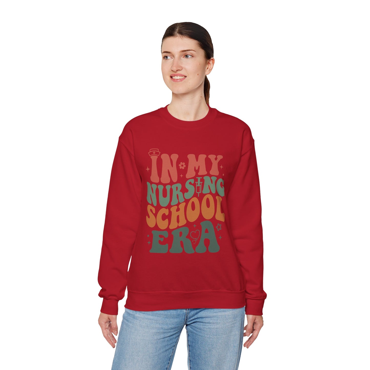 Inspirational Nursing School Sweatshirt - Unisex Heavy Blend Crewneck