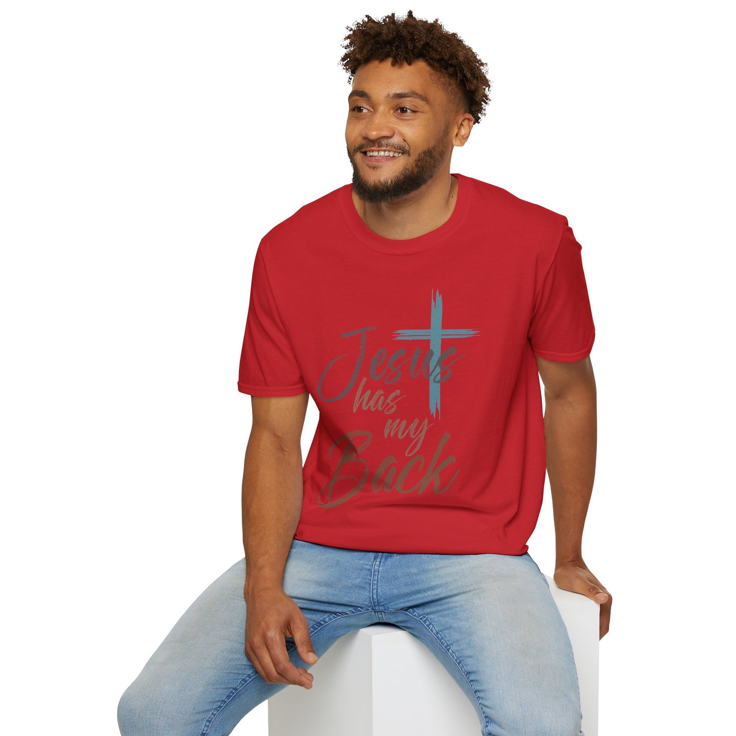 Jesus Has My Back T-Shirt — Christian Faith Cross Shirt