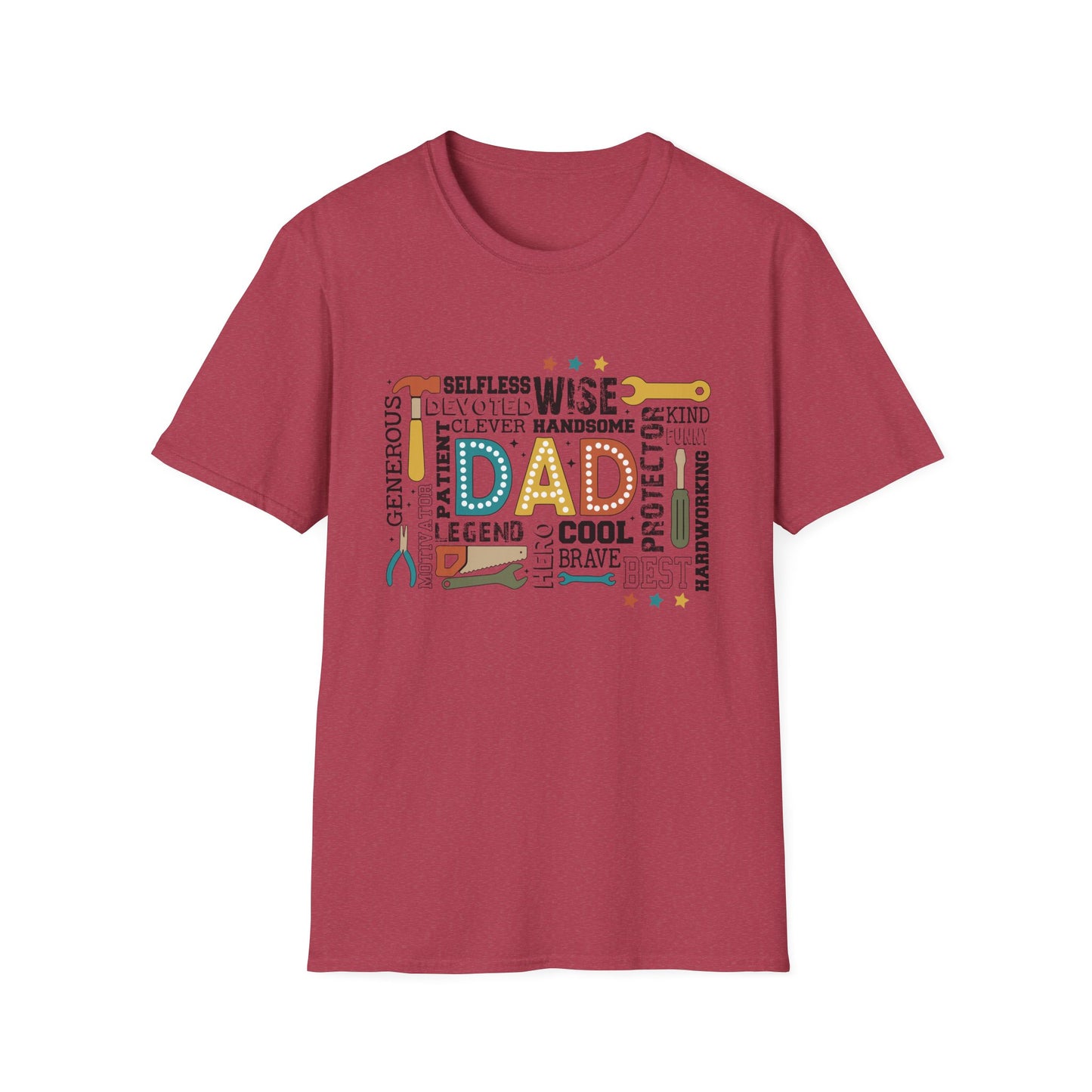 Father's Day Tribute T-Shirt, Dad Shirt Gift, Unisex Tee, Casual Wear for Dads
