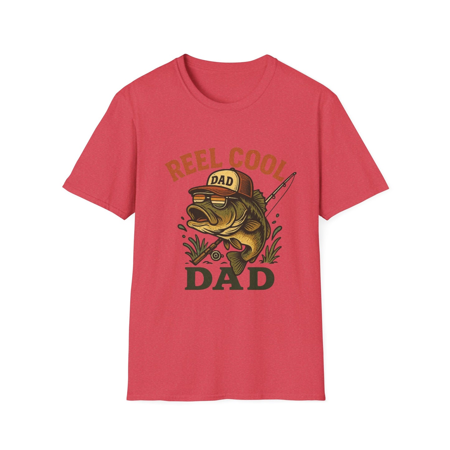 Reel Cool Dad T-Shirt | Fishing Gift, Father's Day Tee