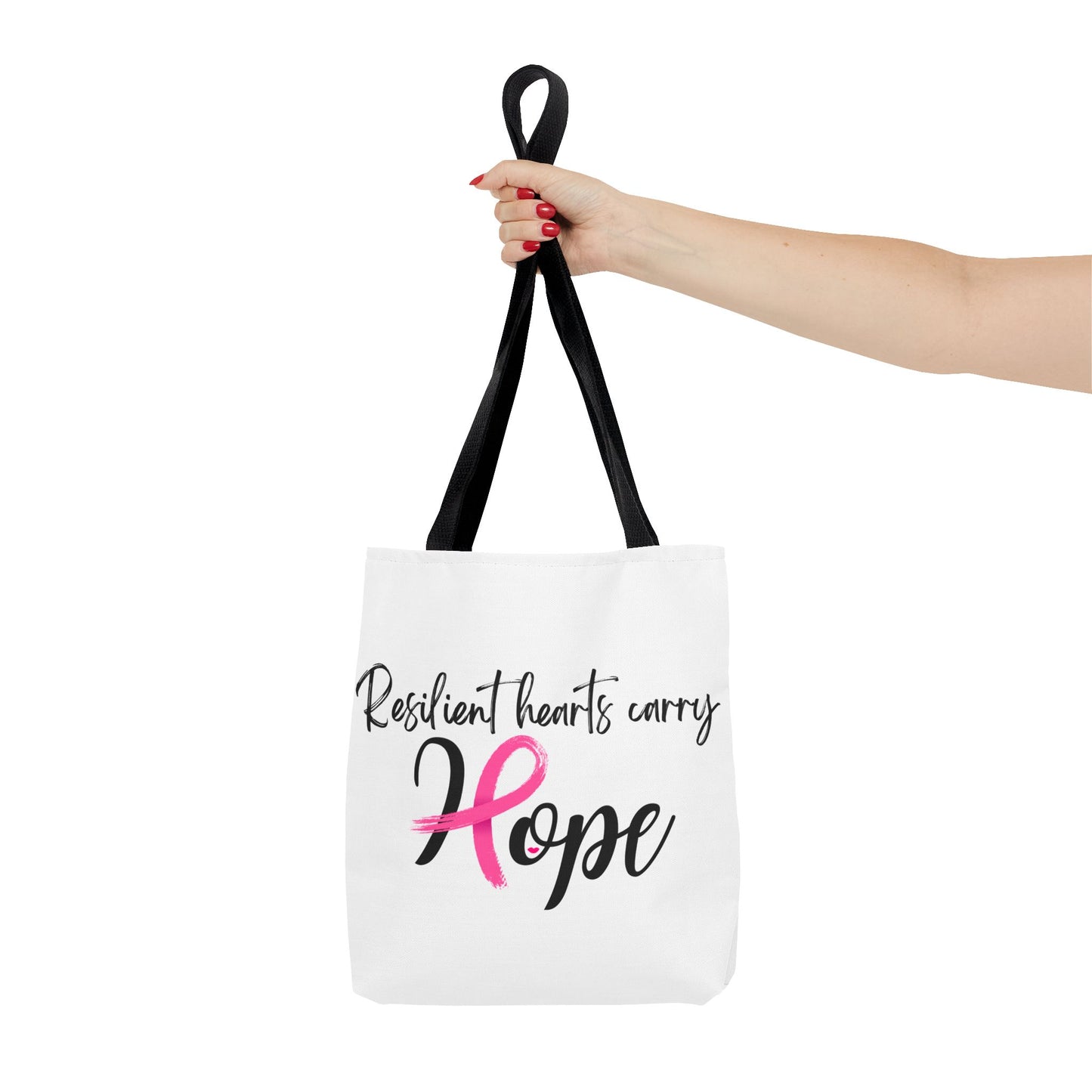 Hope Tote Bag - Resilient Hearts Carry Inspirational Design