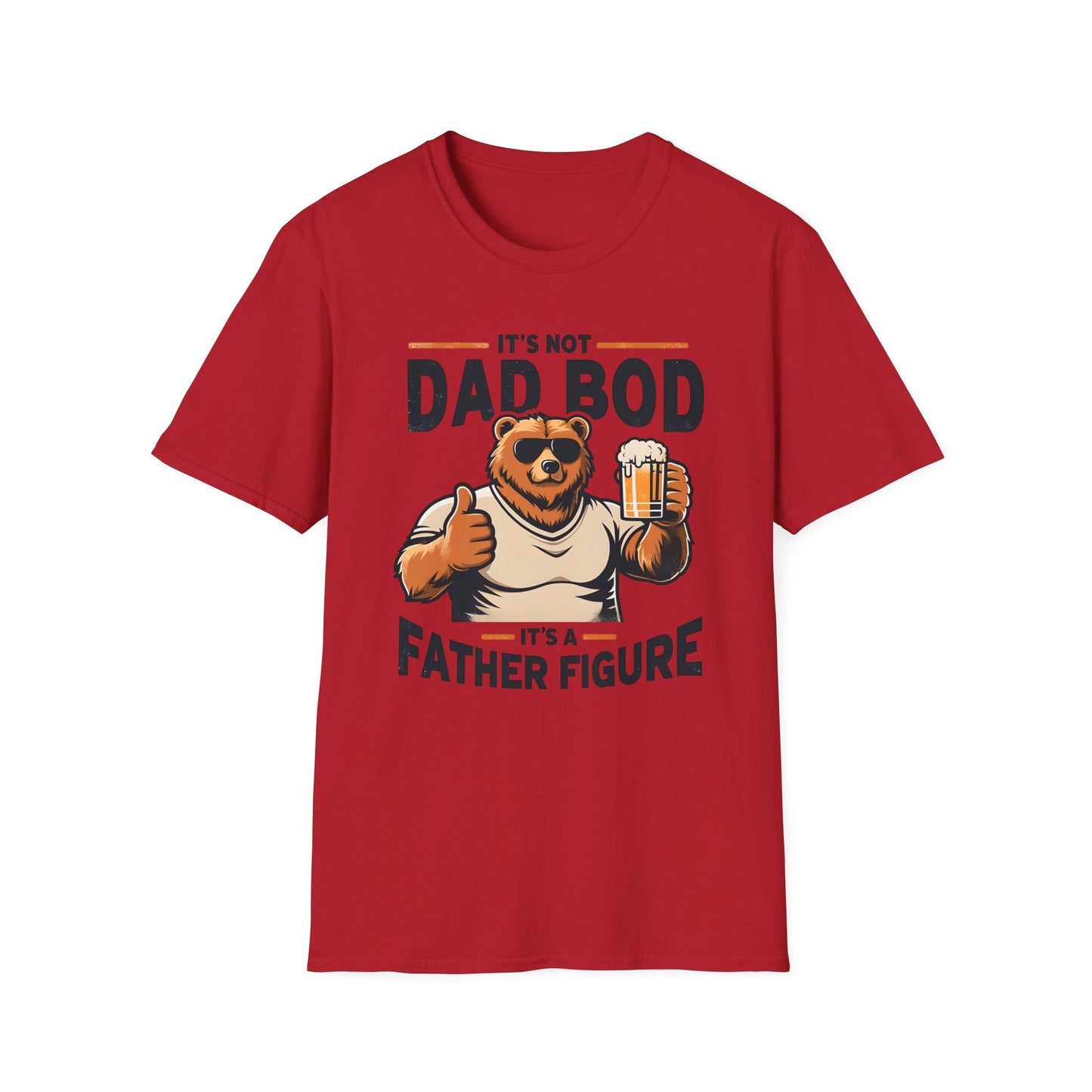 Fun Father Figure T-Shirt, Dad Bod Tee, Gift for Dads, Father's Day Gift