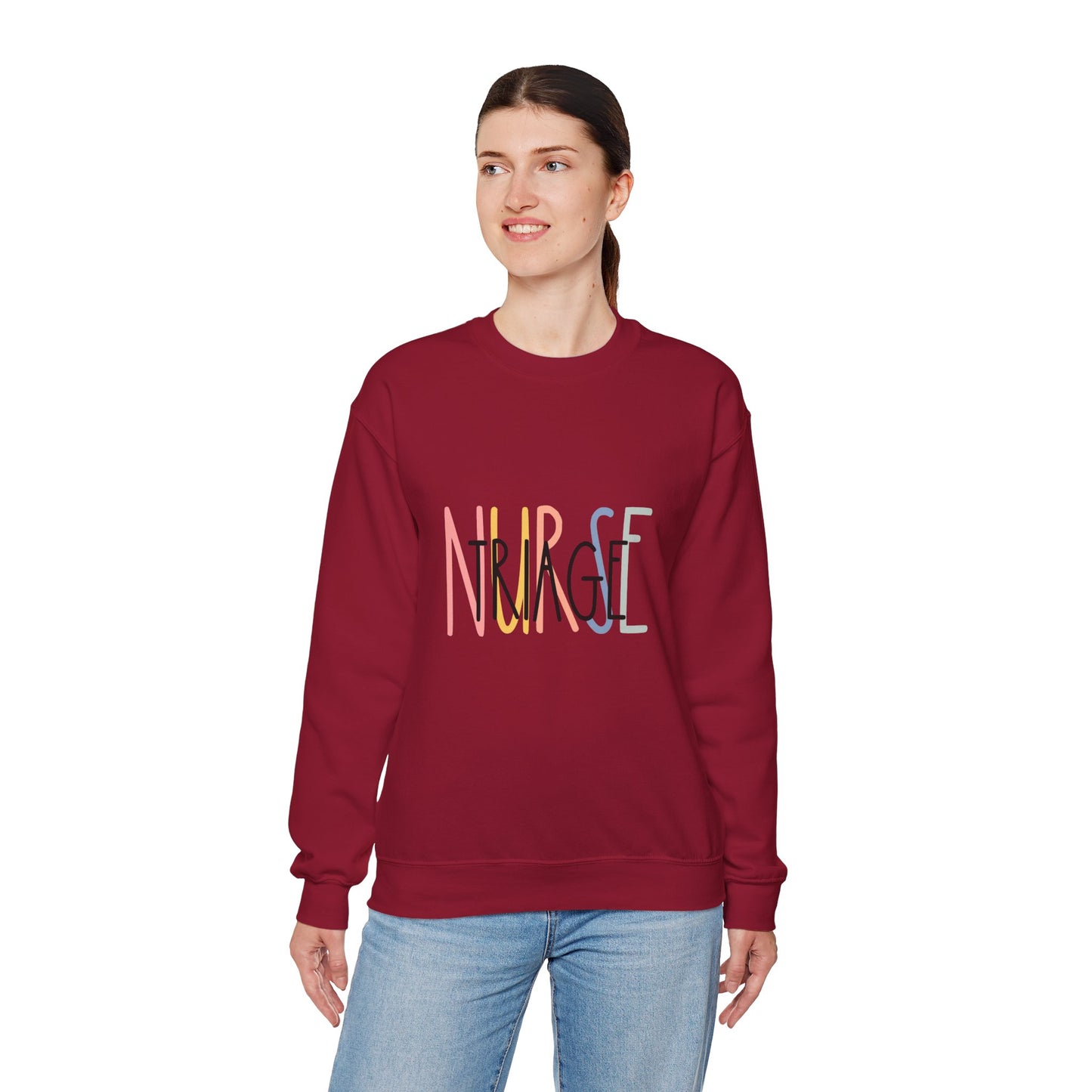 Unisex Heavy Blend™ Crewneck Sweatshirt - ‘NURSE' Motivational Sweatshirt
