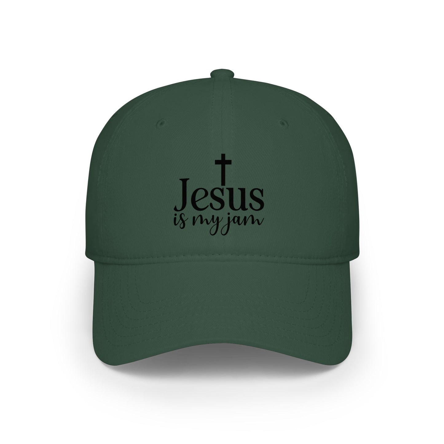Jesus Is My Jam Low Profile Baseball Cap – Christian Faith Red Hat