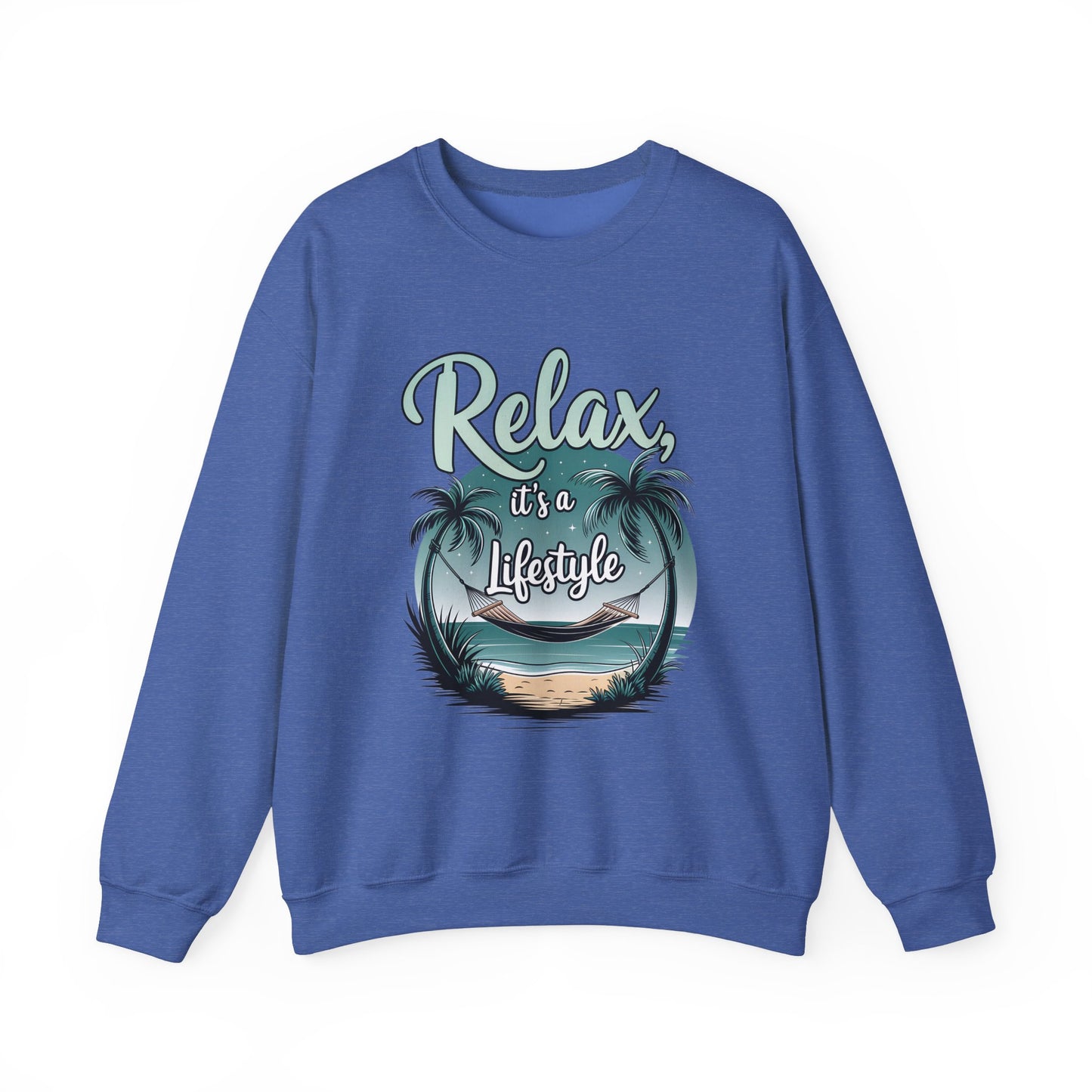 Relax Beach Vibe Unisex Crewneck Sweatshirt