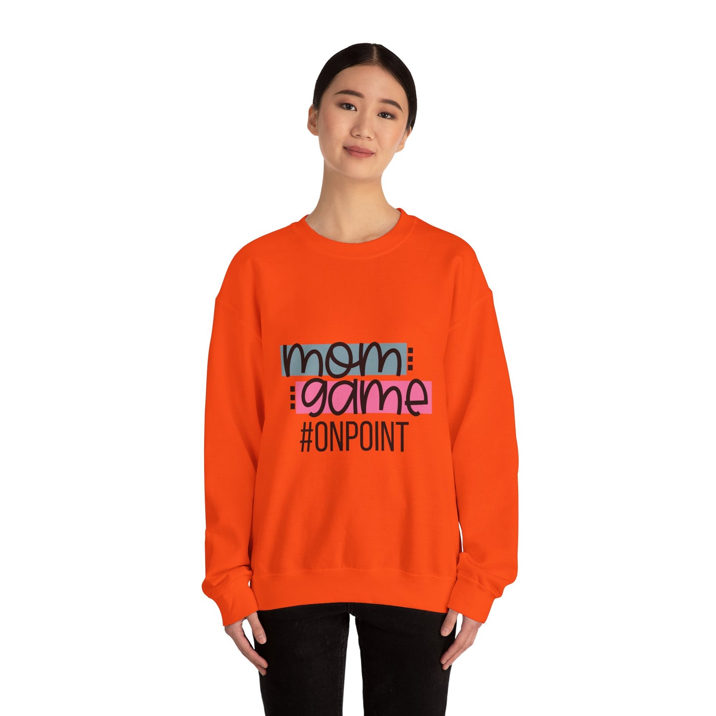 Mom Game On Point Crewneck Sweatshirt