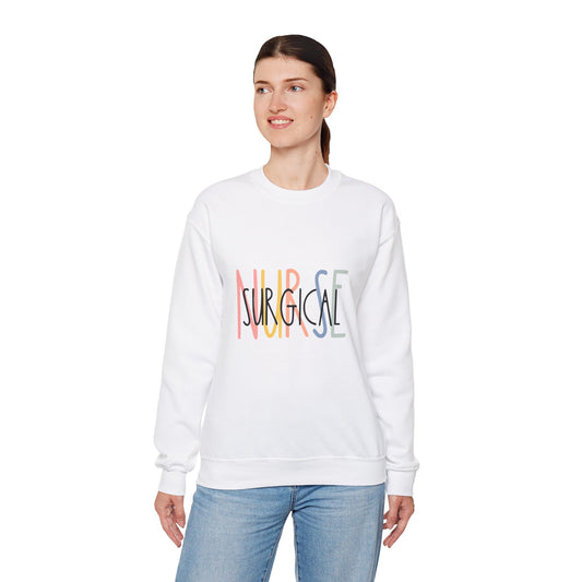 Surgical Nurse Unisex Heavy Blend™ Crewneck Sweatshirt - Comfy Gift for Healthcare Workers