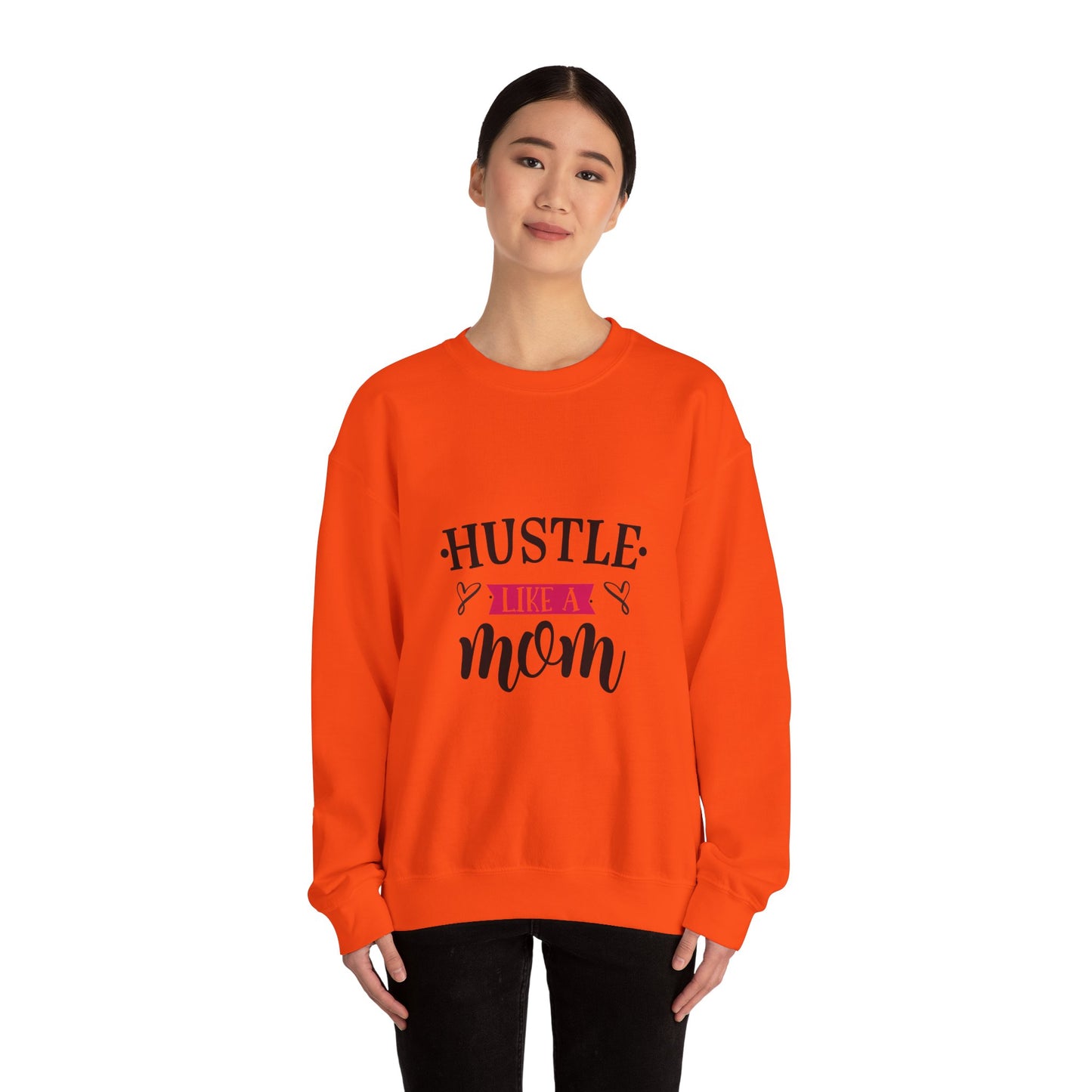 Hustle Like A Mom Unisex Crewneck Sweatshirt