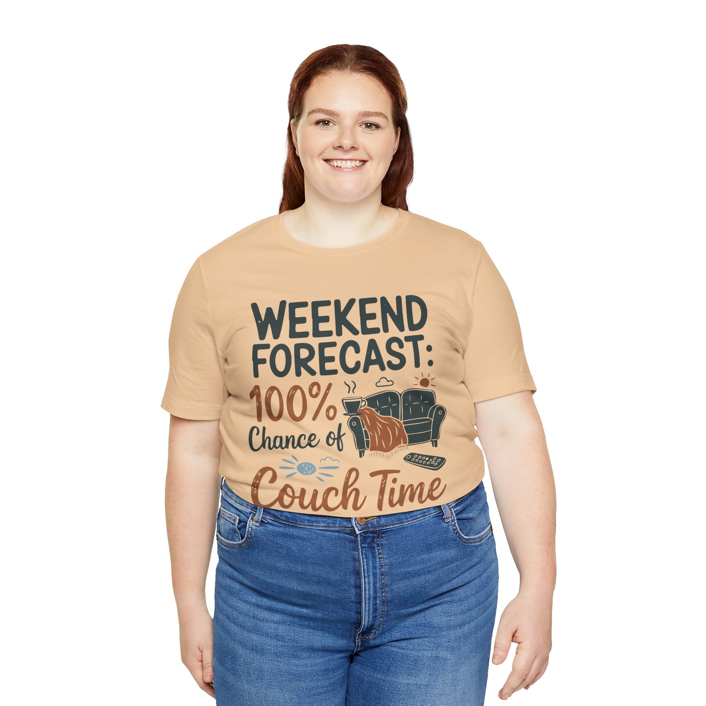 Weekend Forecast Couch Time Unisex Tee