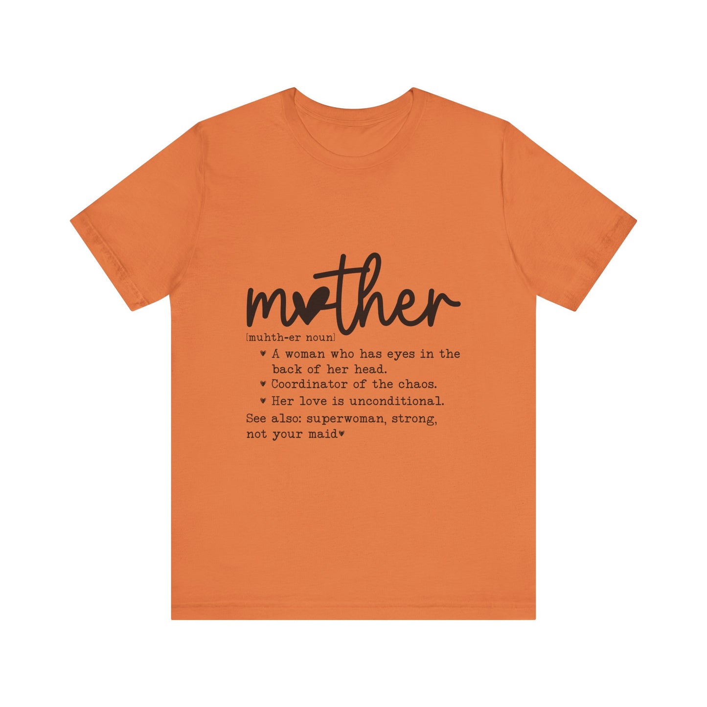 Mother Definition Unisex Jersey Tee - Perfect Gift for Moms