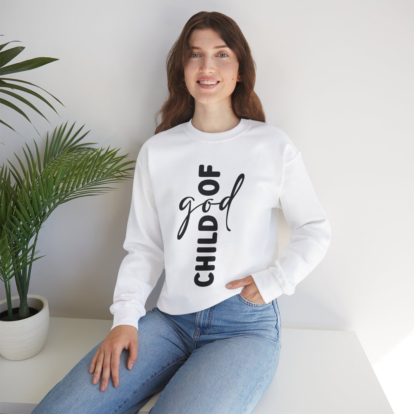 God Child Unisex Crewneck Sweatshirt - Inspirational Faith Apparel
