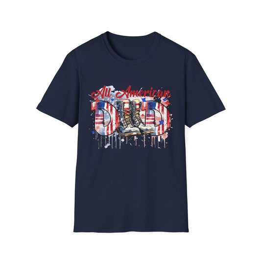 All American Dad T-Shirt | Patriotic Tee, Father's Day Gift