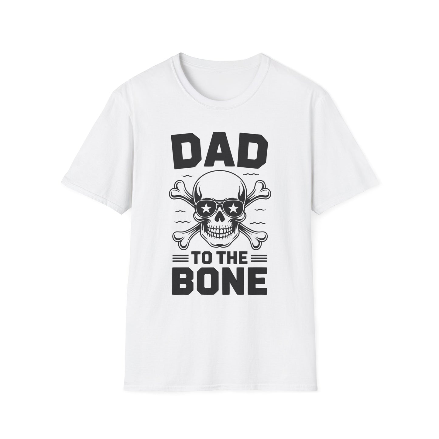 Dad to the Bone Skull Graphic T-Shirt, Perfect for Father's Day Gifts