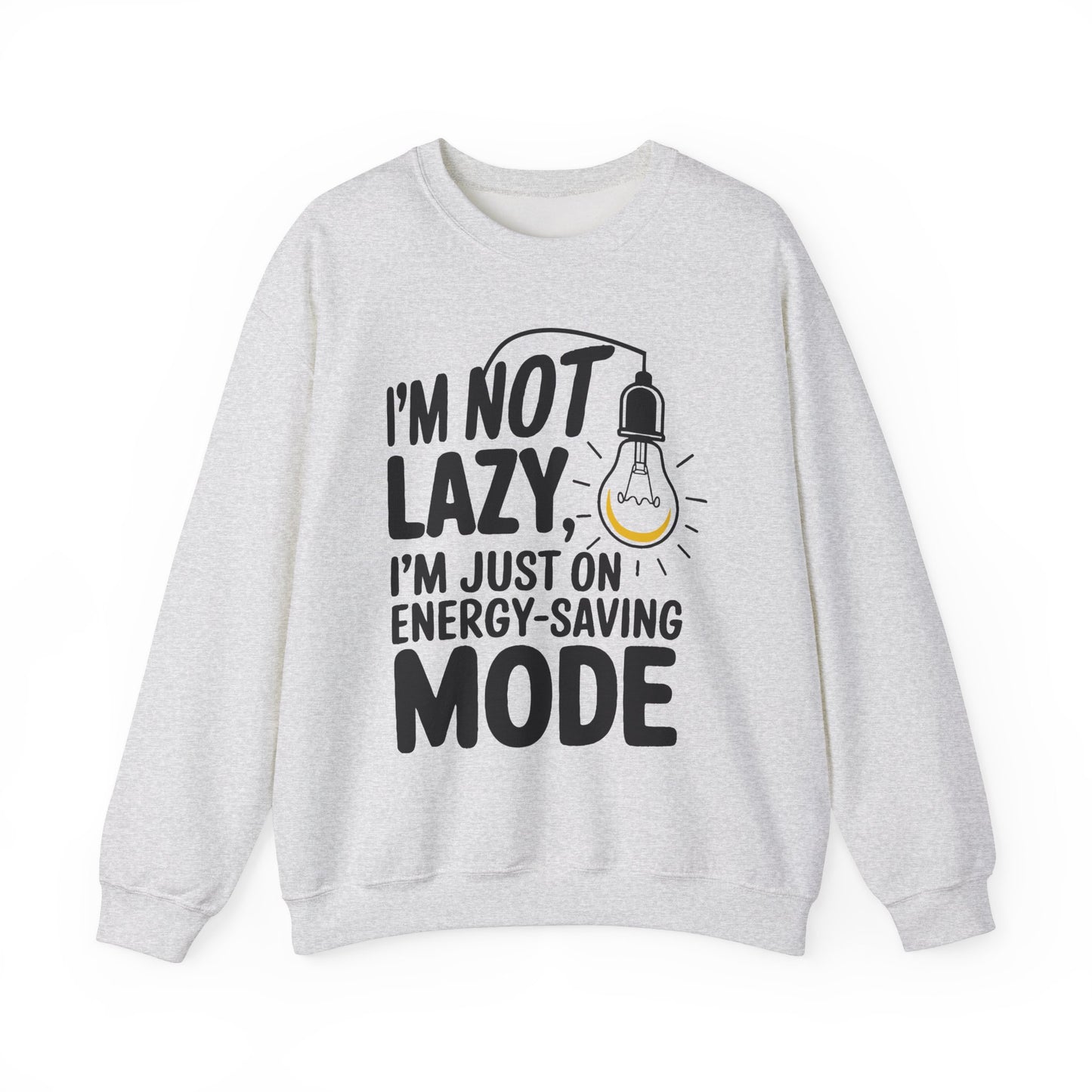 Funny Energy-Saving Mode Sweatshirt | Unisex Heavy Blend Crewneck