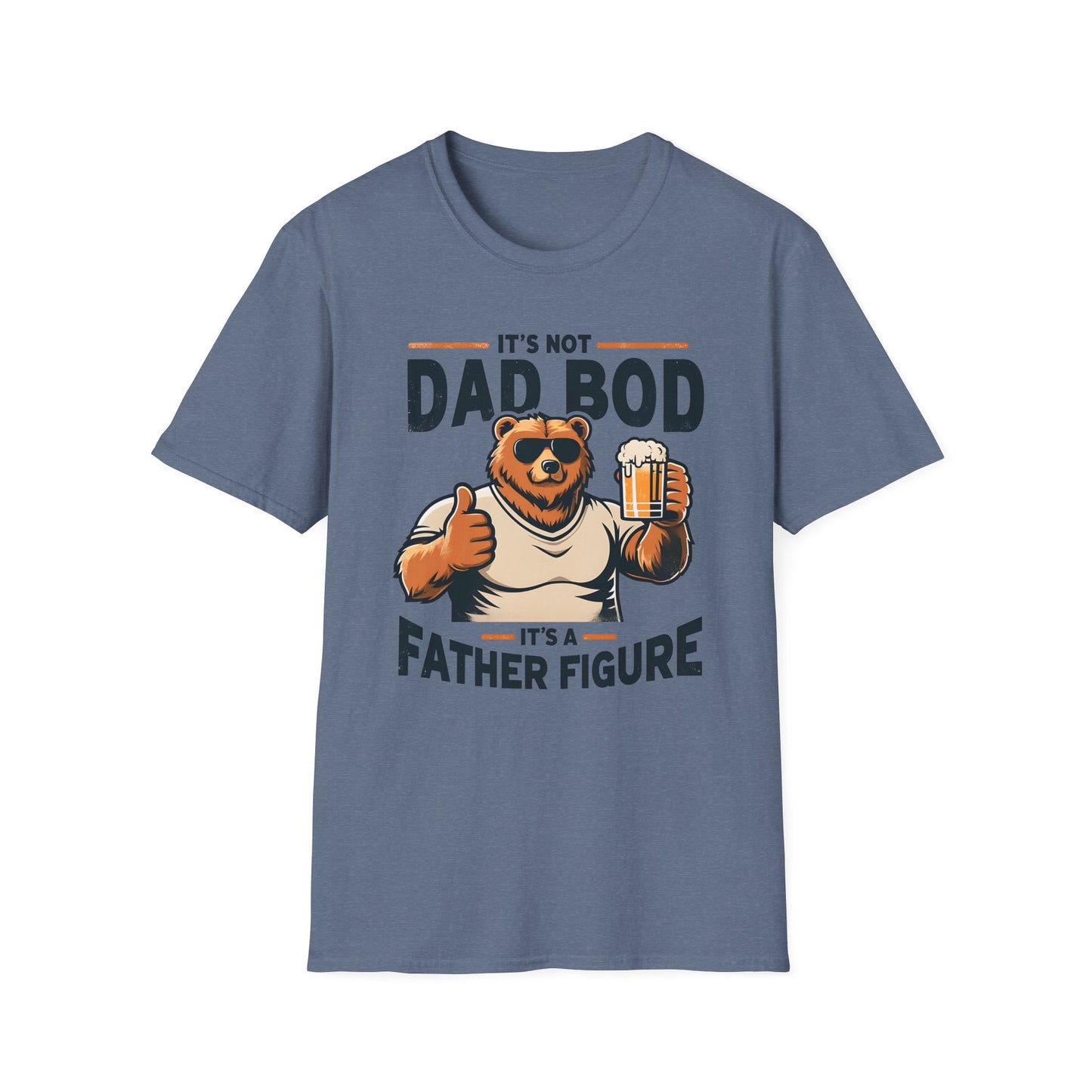 Fun Father Figure T-Shirt, Dad Bod Tee, Gift for Dads, Father's Day Gift