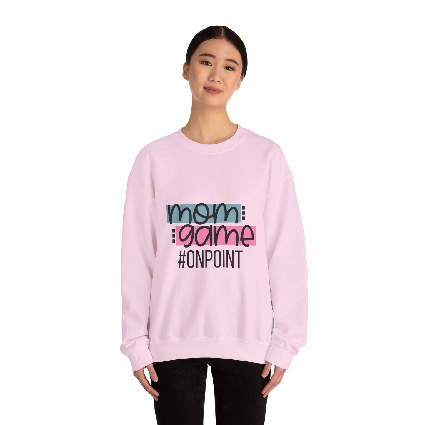 Mom Game On Point Crewneck Sweatshirt