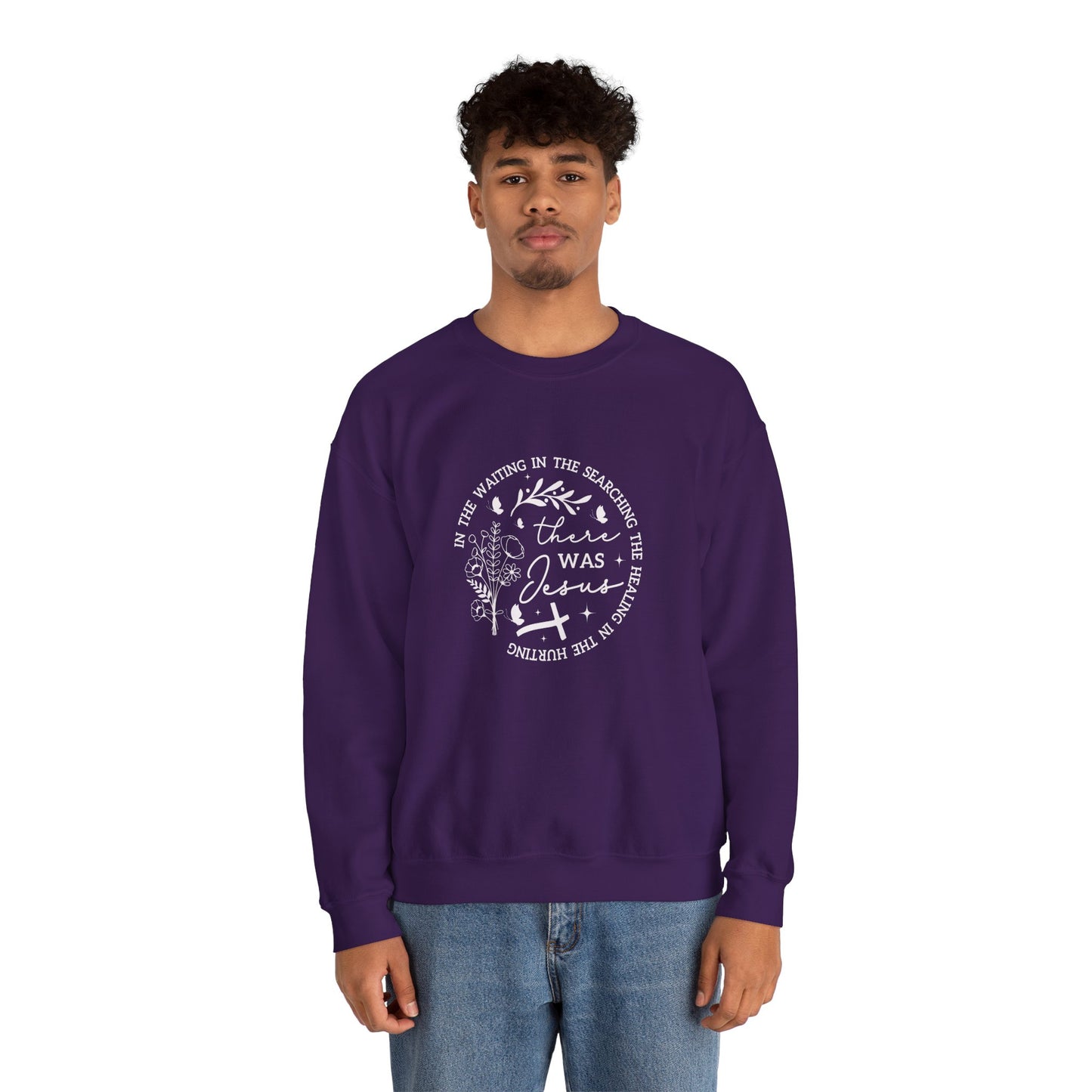 Faith & Comfort Crewneck Sweatshirt - 'In the Waiting' Design