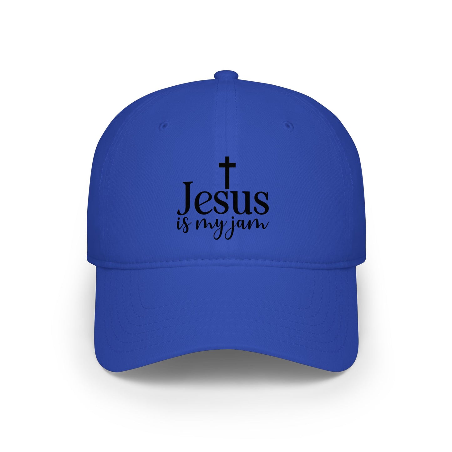 Jesus Is My Jam Low Profile Baseball Cap – Christian Faith Red Hat
