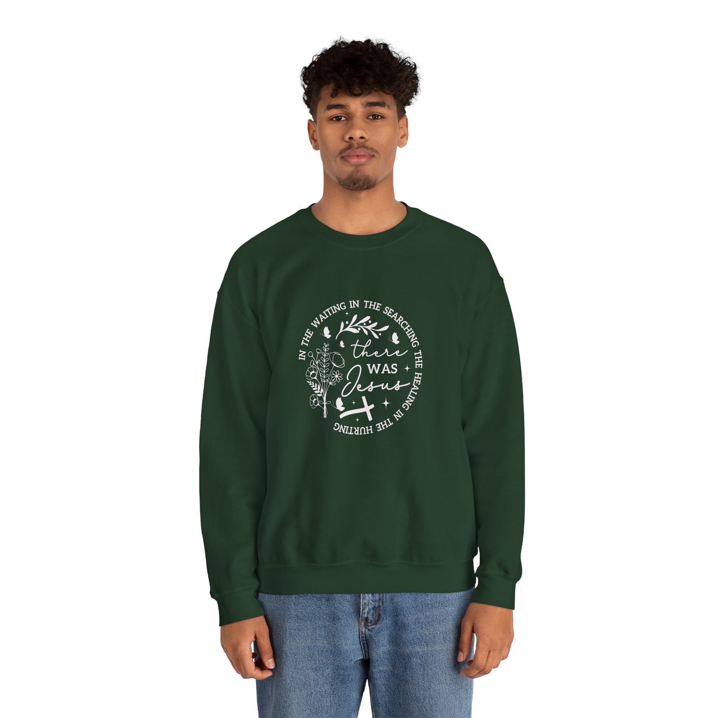 Faith & Comfort Crewneck Sweatshirt - 'In the Waiting' Design