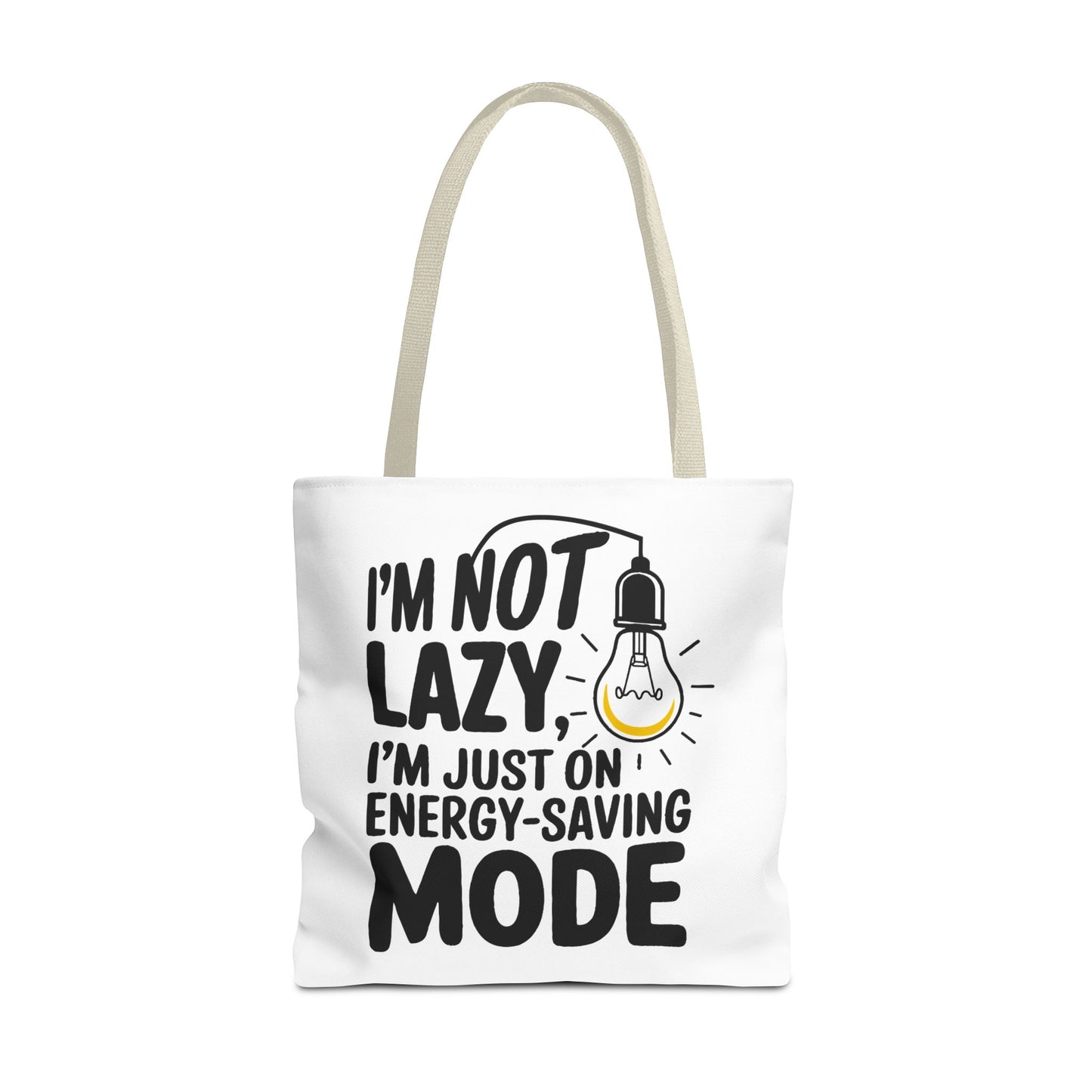 Funny Energy-Saving Mode Tote Bag - Ideal Gift for Relaxed Individuals
