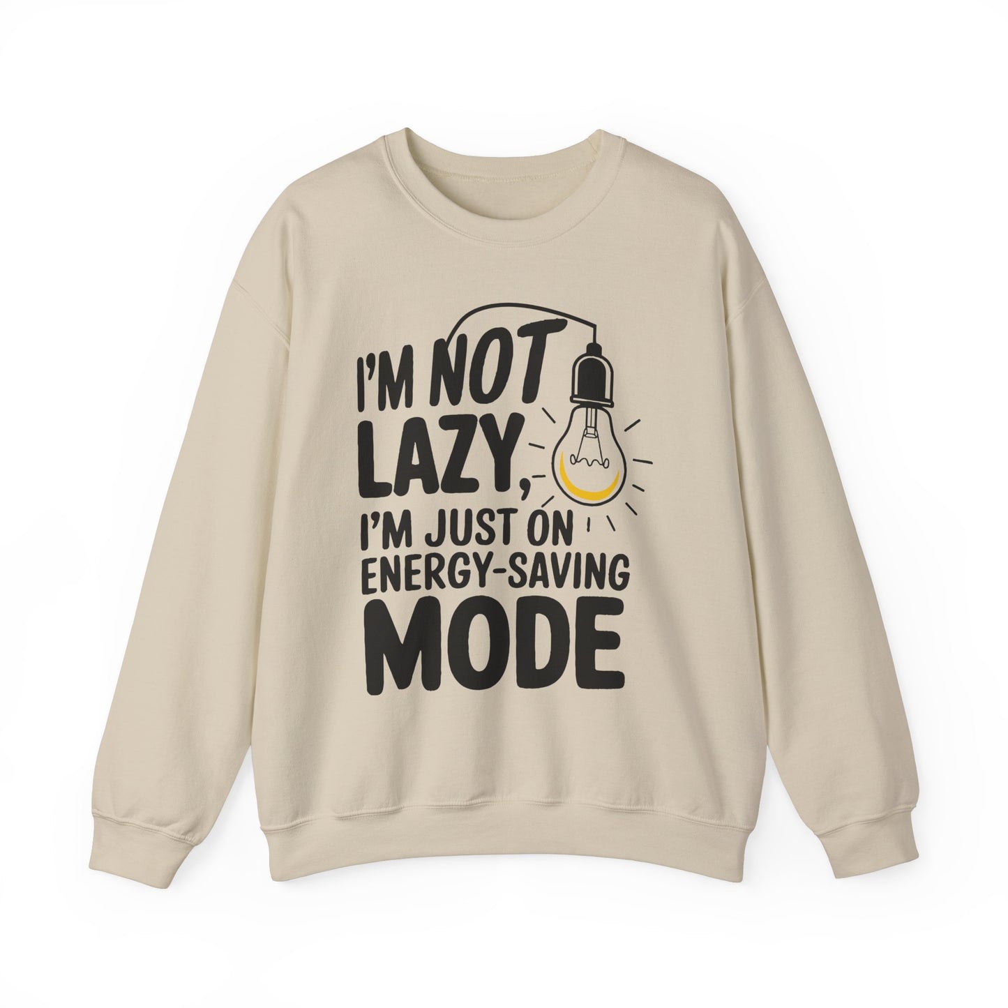 Funny Energy-Saving Mode Sweatshirt | Unisex Heavy Blend Crewneck
