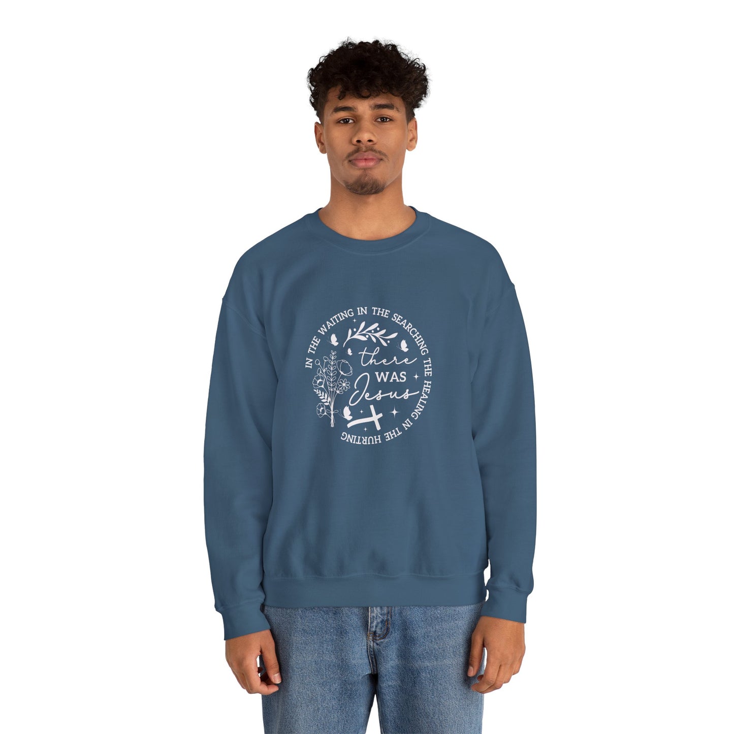 Faith & Comfort Crewneck Sweatshirt - 'In the Waiting' Design