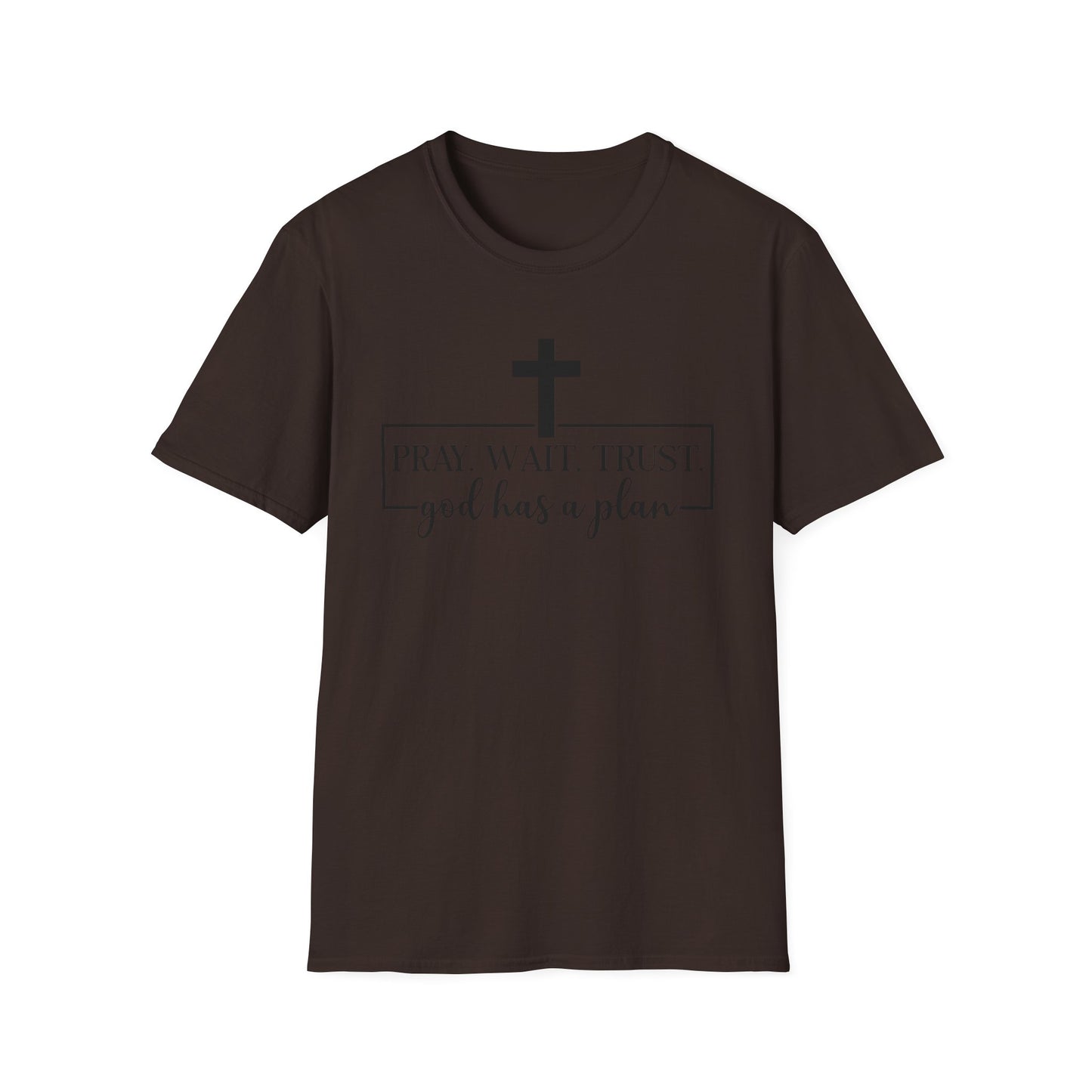 Christian T-Shirt – "Trust. God Has a Plan" Faith Tee