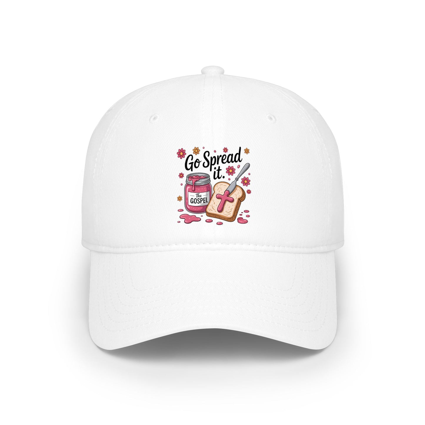 Go Spread It Cap — Jam & Toast Cute Baseball Hat