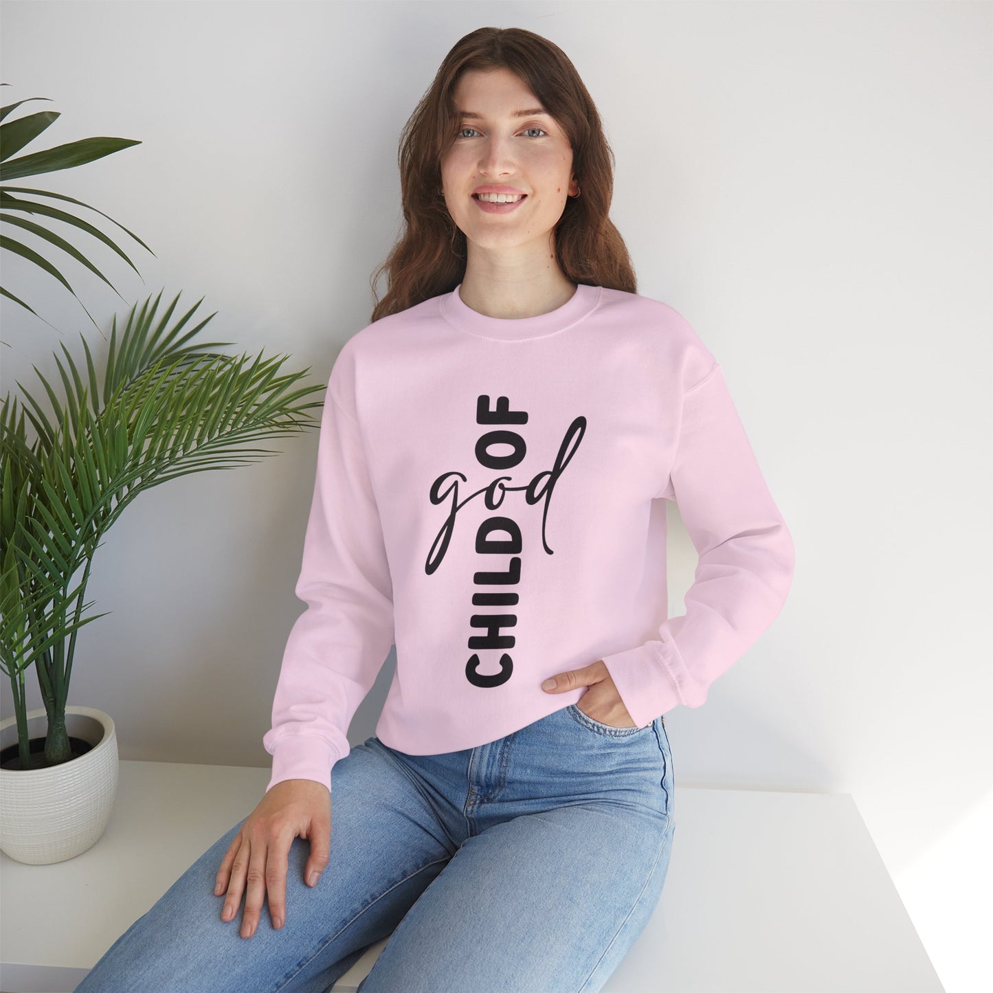 God Child Unisex Crewneck Sweatshirt - Inspirational Faith Apparel