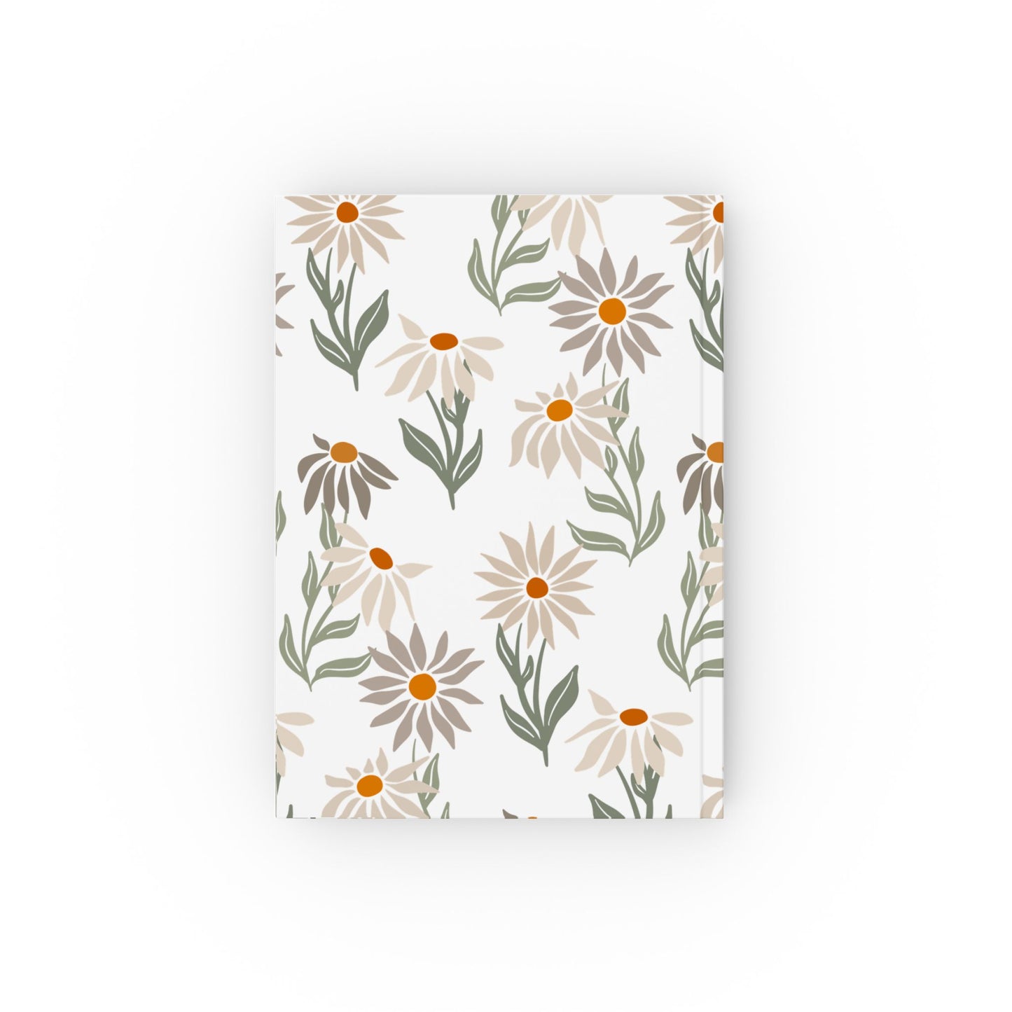 Floral Hard Backed Journal - Elegant Flower Design for Note-Taking and Planning