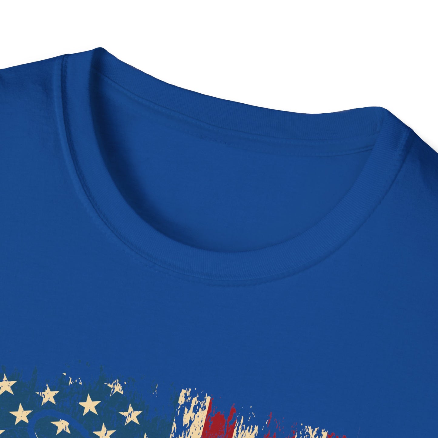 Military Mom T-Shirt – Distressed American Flag & Dog Tag Patriotic Tee