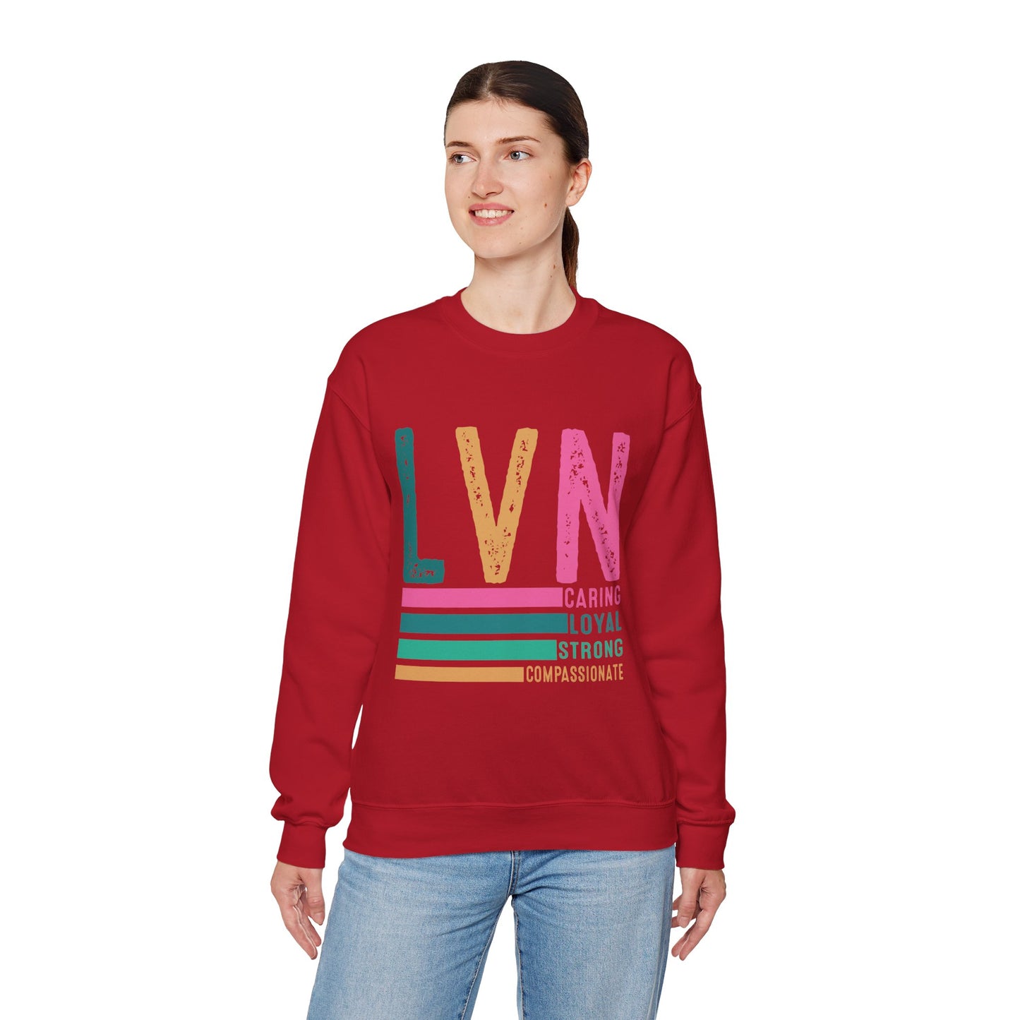 Caring LVN Unisex Sweatshirt - Strong and Loyal Crewneck