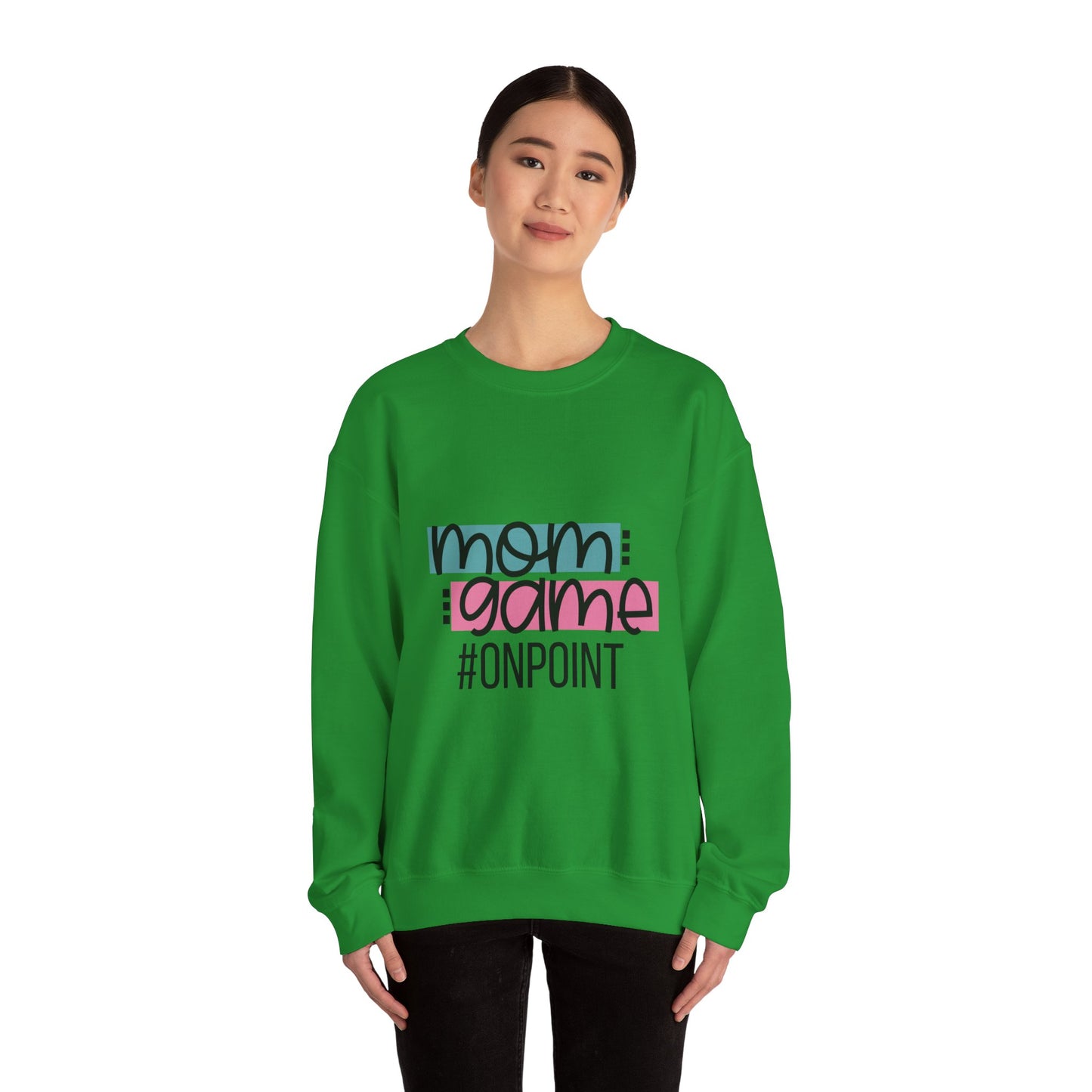 Mom Game On Point Sweatshirt - Unisex Heavy Blend™ Crewneck