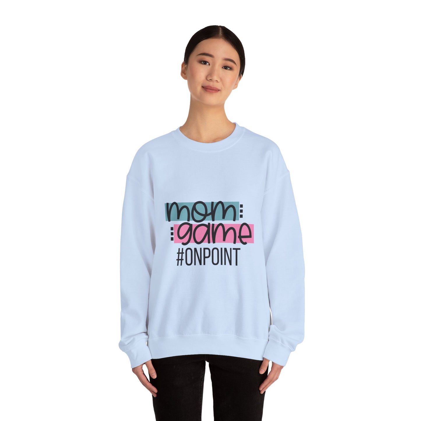 Mom Game On Point Crewneck Sweatshirt