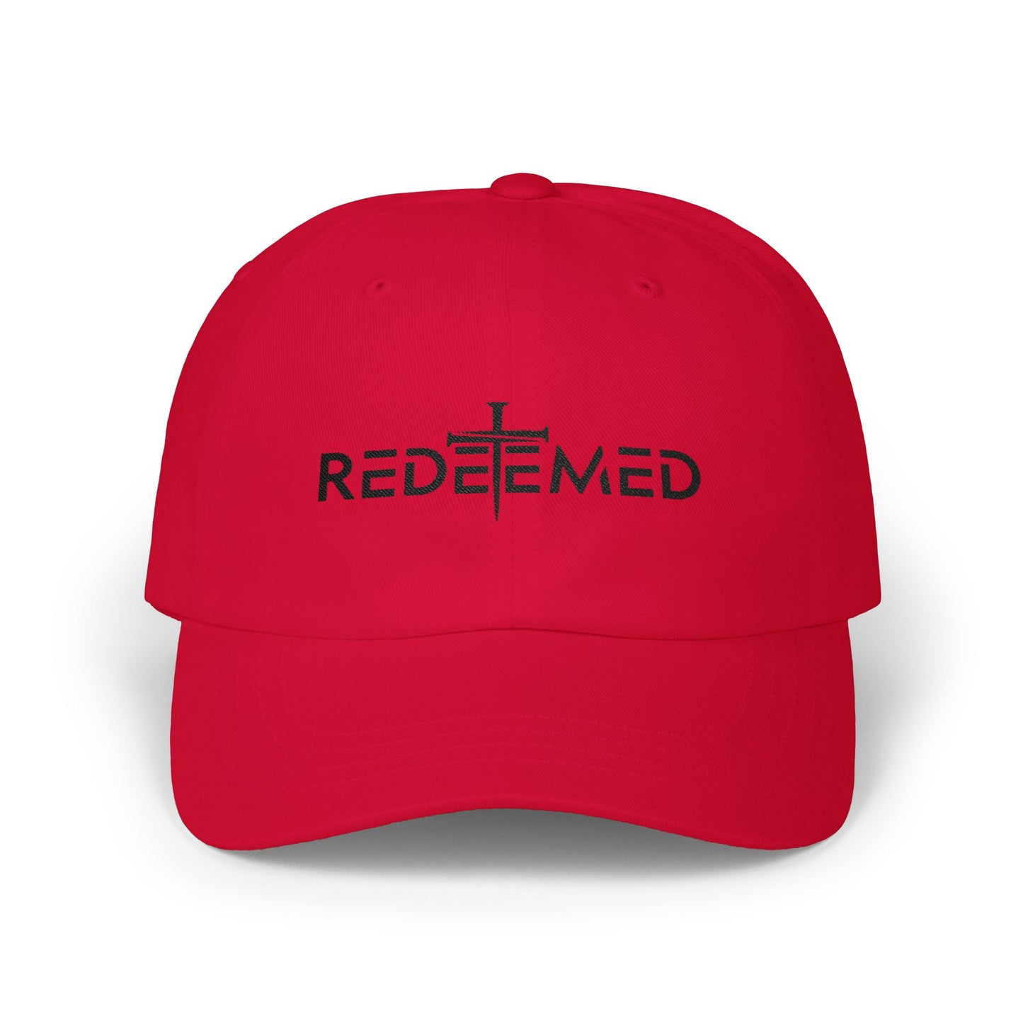 Redeemed Cross Dad Cap — Christian Baseball Hat