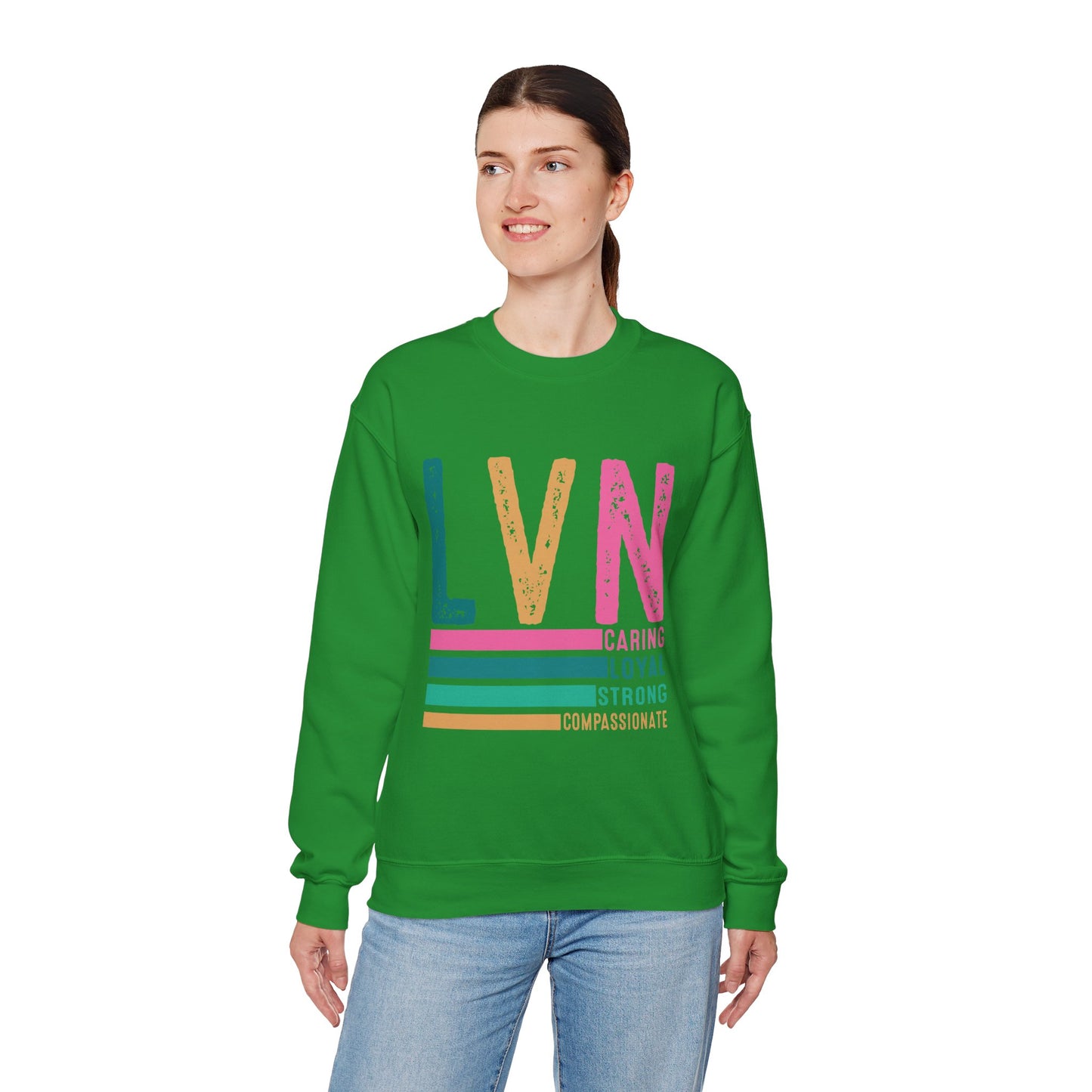 Caring LVN Unisex Sweatshirt - Strong and Loyal Crewneck