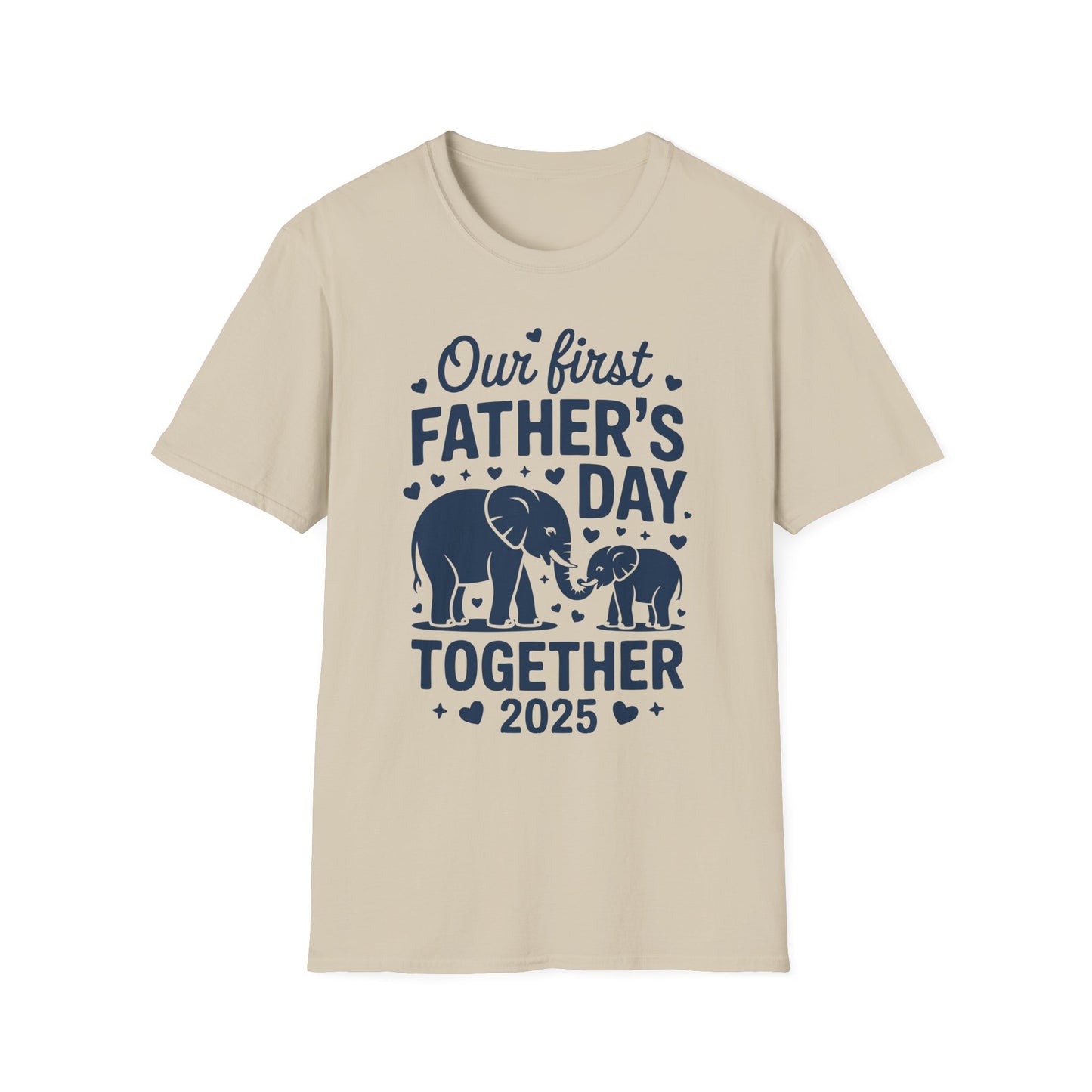 Our First Father's Day Together T-Shirt, New Dad Gift, Family Celebration Tee, Baby Announcement Shirt