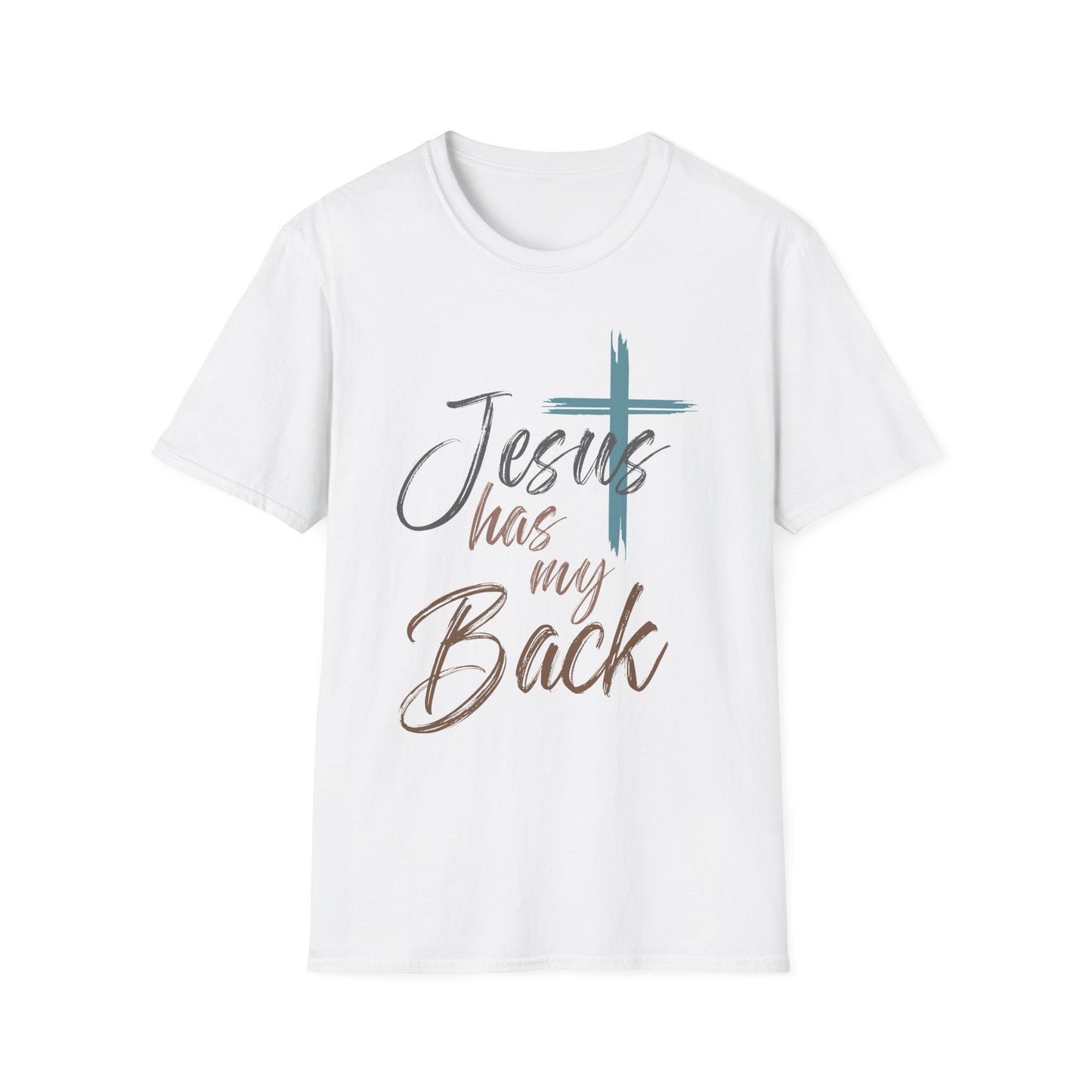 Jesus Has My Back T-Shirt — Christian Faith Cross Shirt