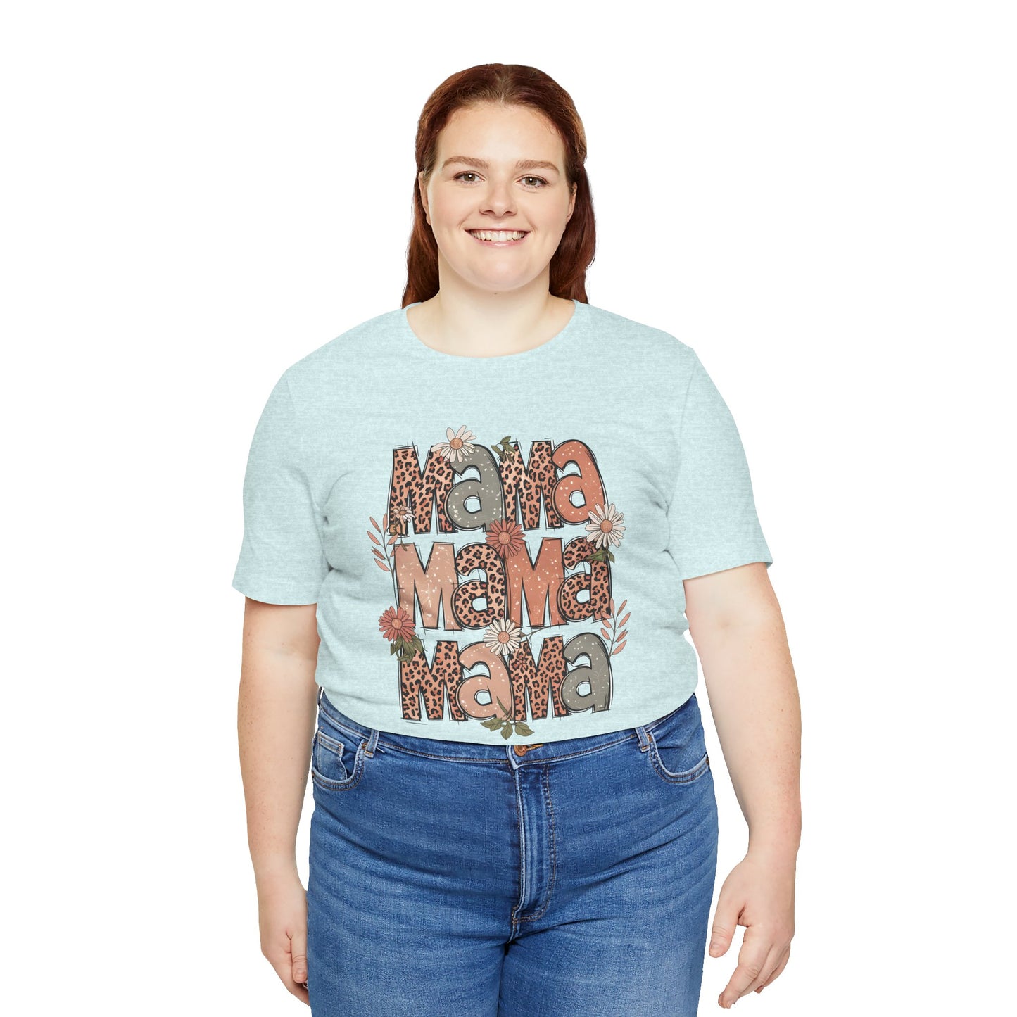 Floral Mama T-Shirt - Unisex Jersey Short Sleeve Tee for Mother's Day