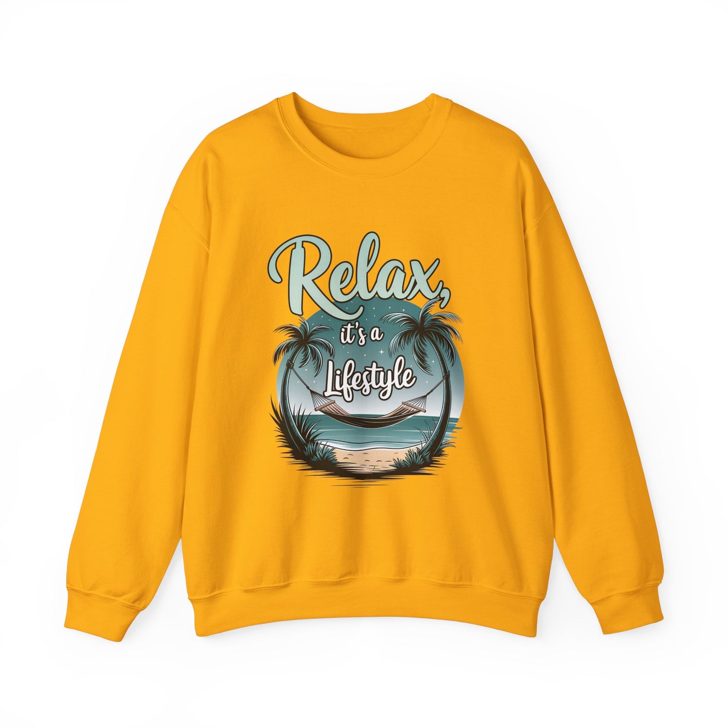 Relax Beach Vibe Unisex Crewneck Sweatshirt