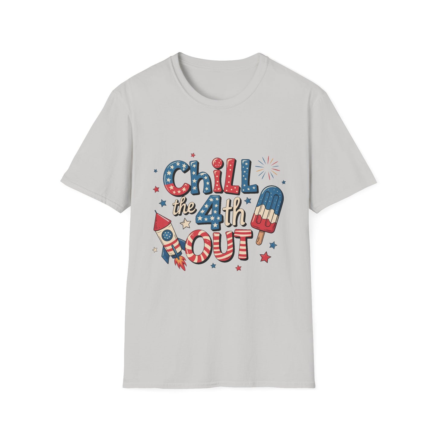 Patriotic Chill T-Shirt, 4th of July Shirt, Independence Day Apparel