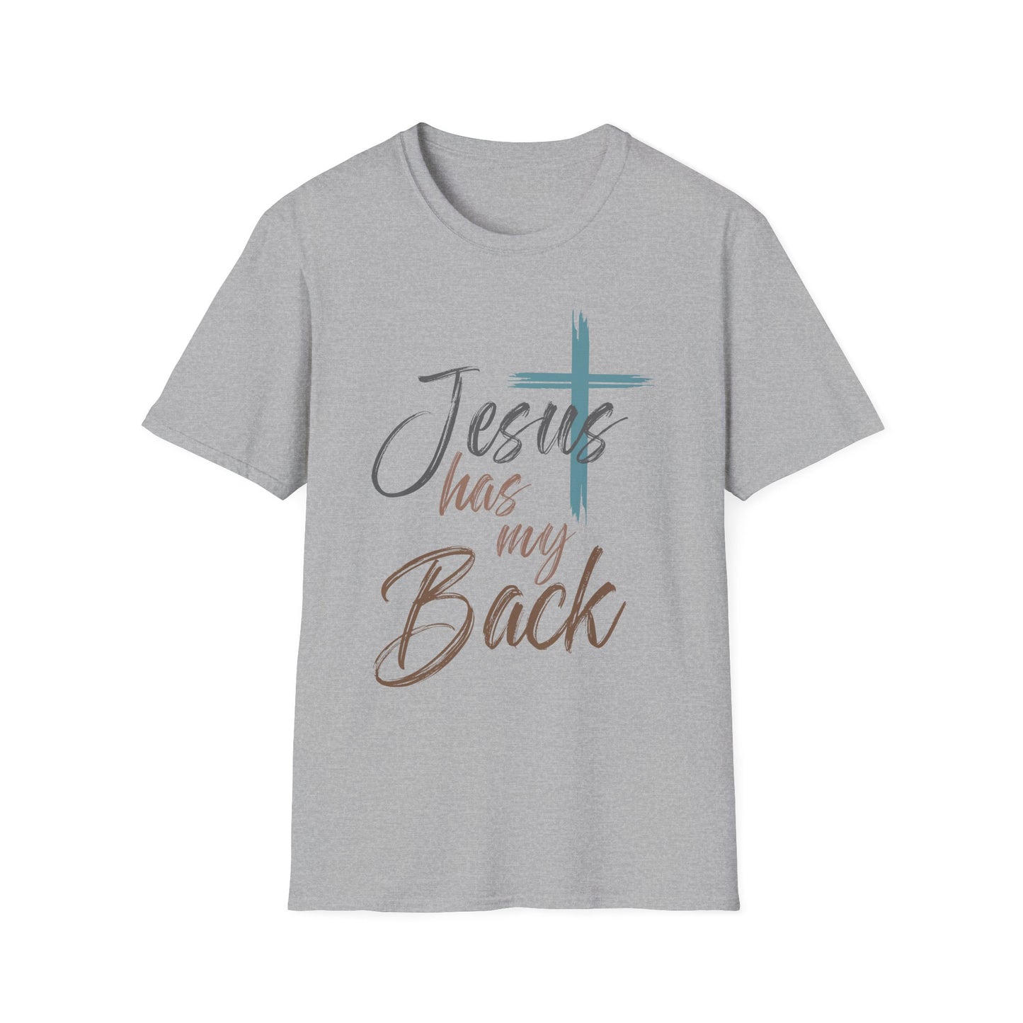 Jesus Has My Back T-Shirt — Christian Faith Cross Shirt