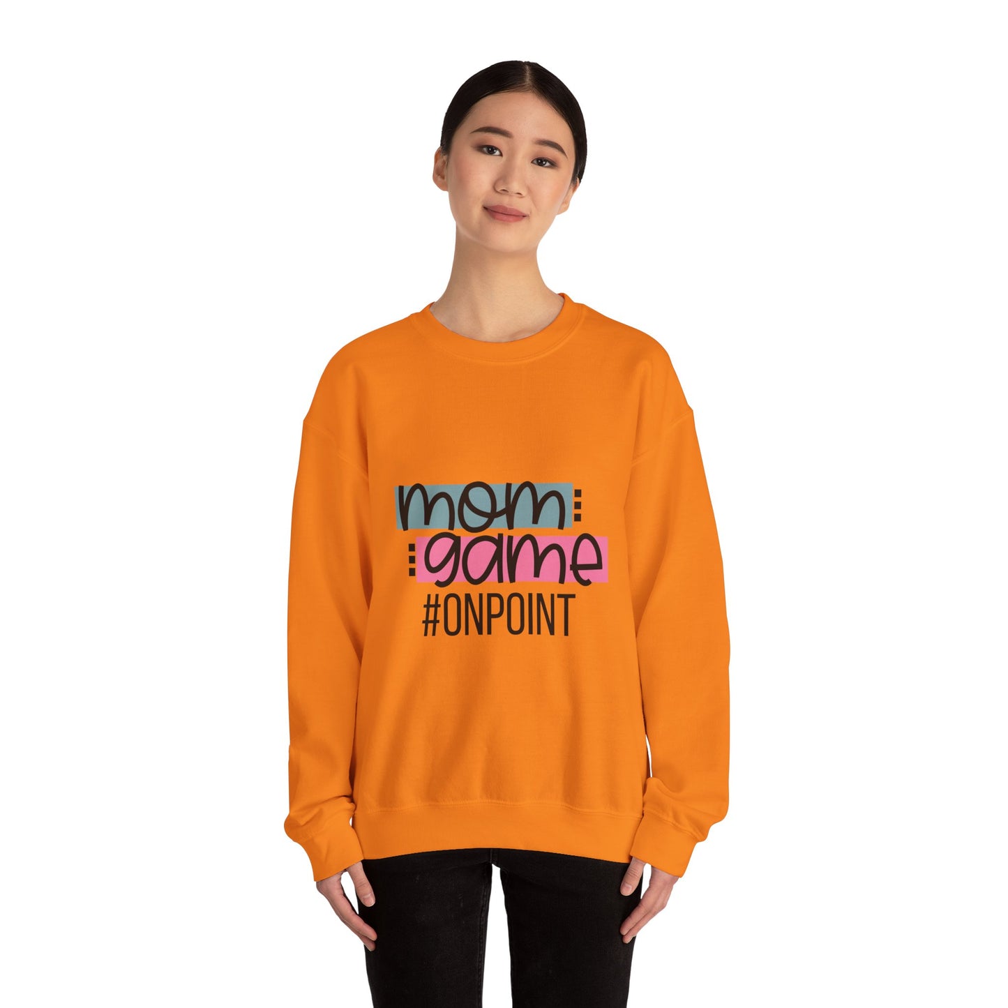 Mom Game On Point Crewneck Sweatshirt