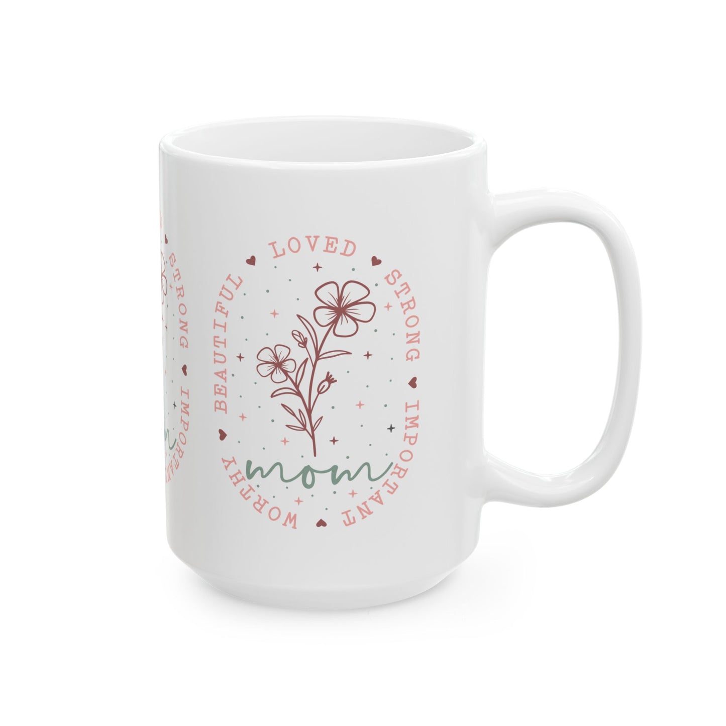 Mom Appreciation Ceramic Mug - 11oz & 15oz - Perfect Gift for Mother's Day, Birthdays & Special Occasions