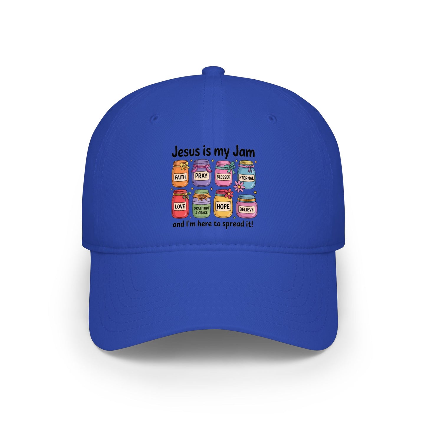 Christian Baseball Cap — "Jesus Is My Jam" Low Profile Hat