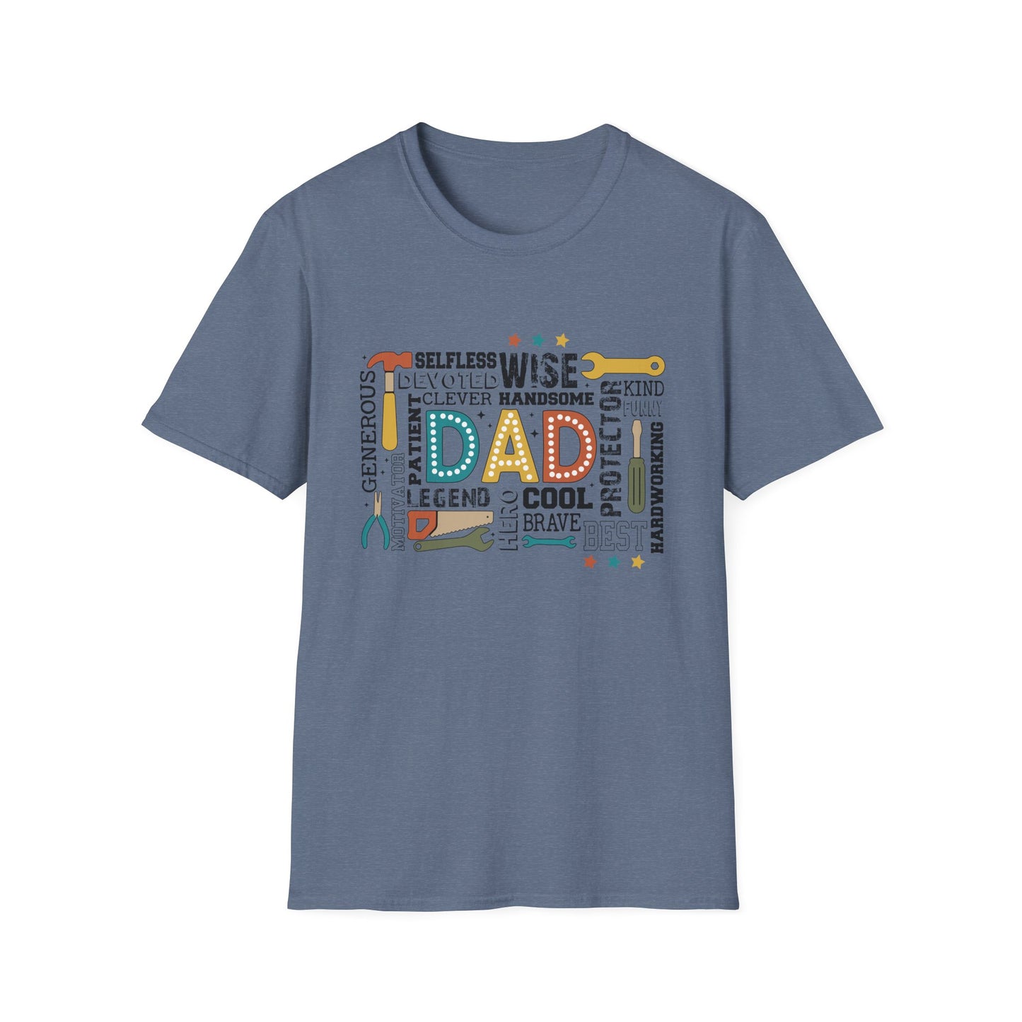 Father's Day Tribute T-Shirt, Dad Shirt Gift, Unisex Tee, Casual Wear for Dads
