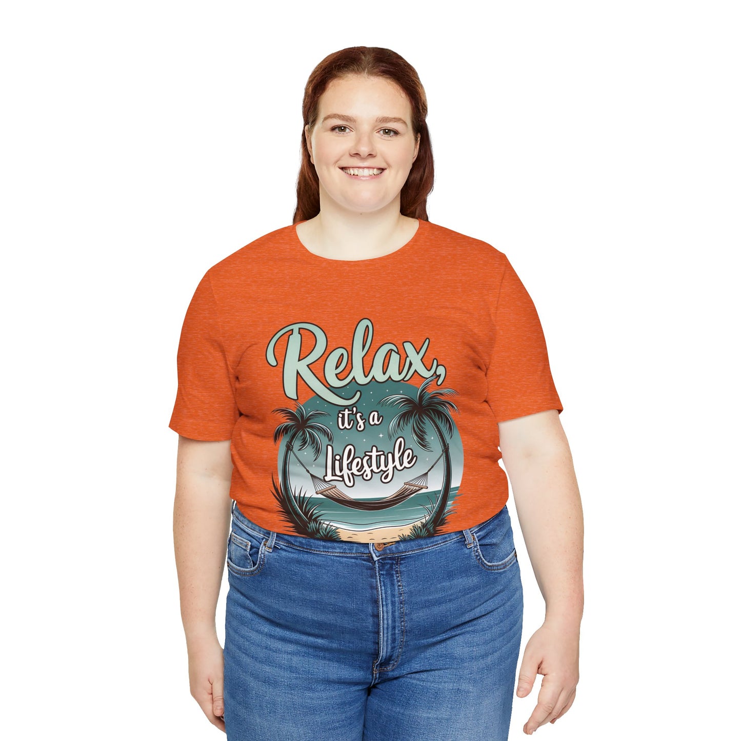 Relax, It's a Lifestyle Unisex Jersey Tee - Perfect for Beach Lovers & Vacation Vibes
