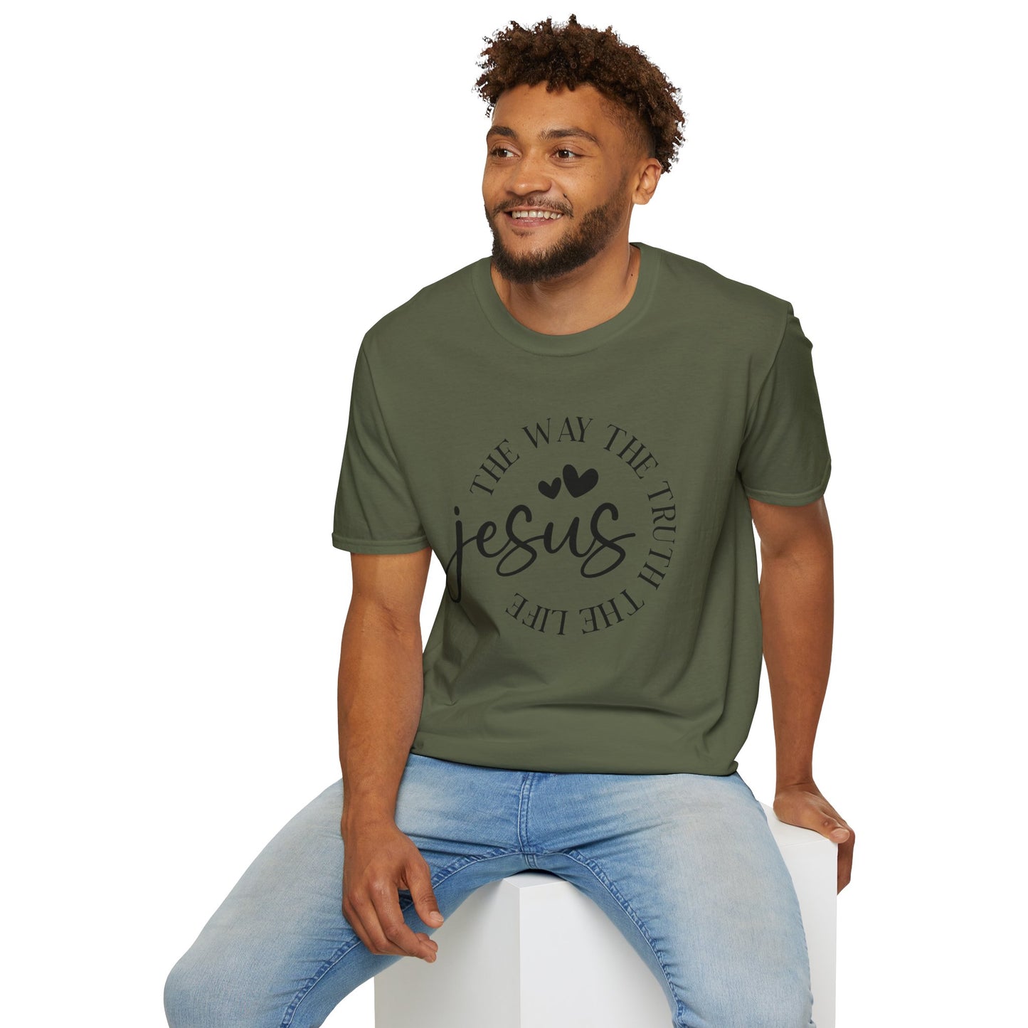 Jesus Faith T-Shirt — "The Way, The Truth, The Life" Christian Tee