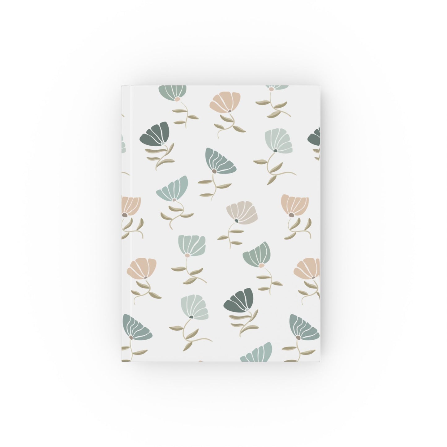 Floral Pattern Hardback Journal - Elegant Notebook for Writers and Dreamers