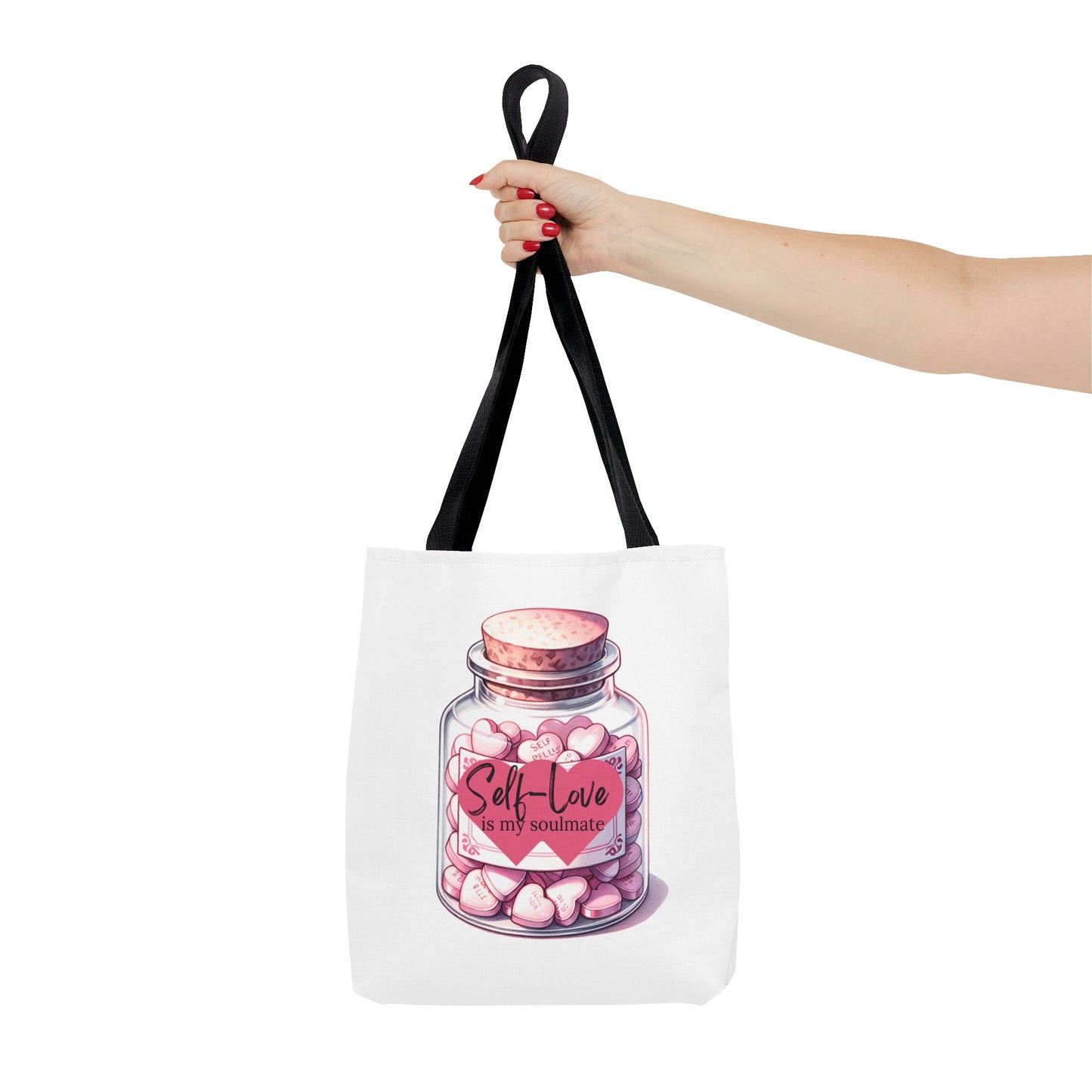 Self-Love is My Soulmate Tote Bag - Cute & Inspirational Bag for Self-Care Enthusiasts